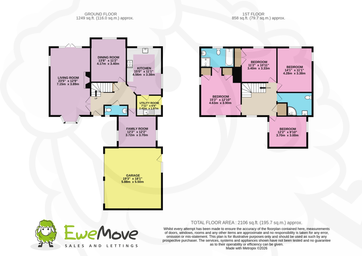 24, Lyall Close, Swindon floorplan