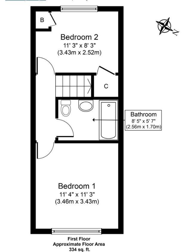 Field Avenue, Thorpe Willoughby, Selby YO8, 2 bedroom terraced house