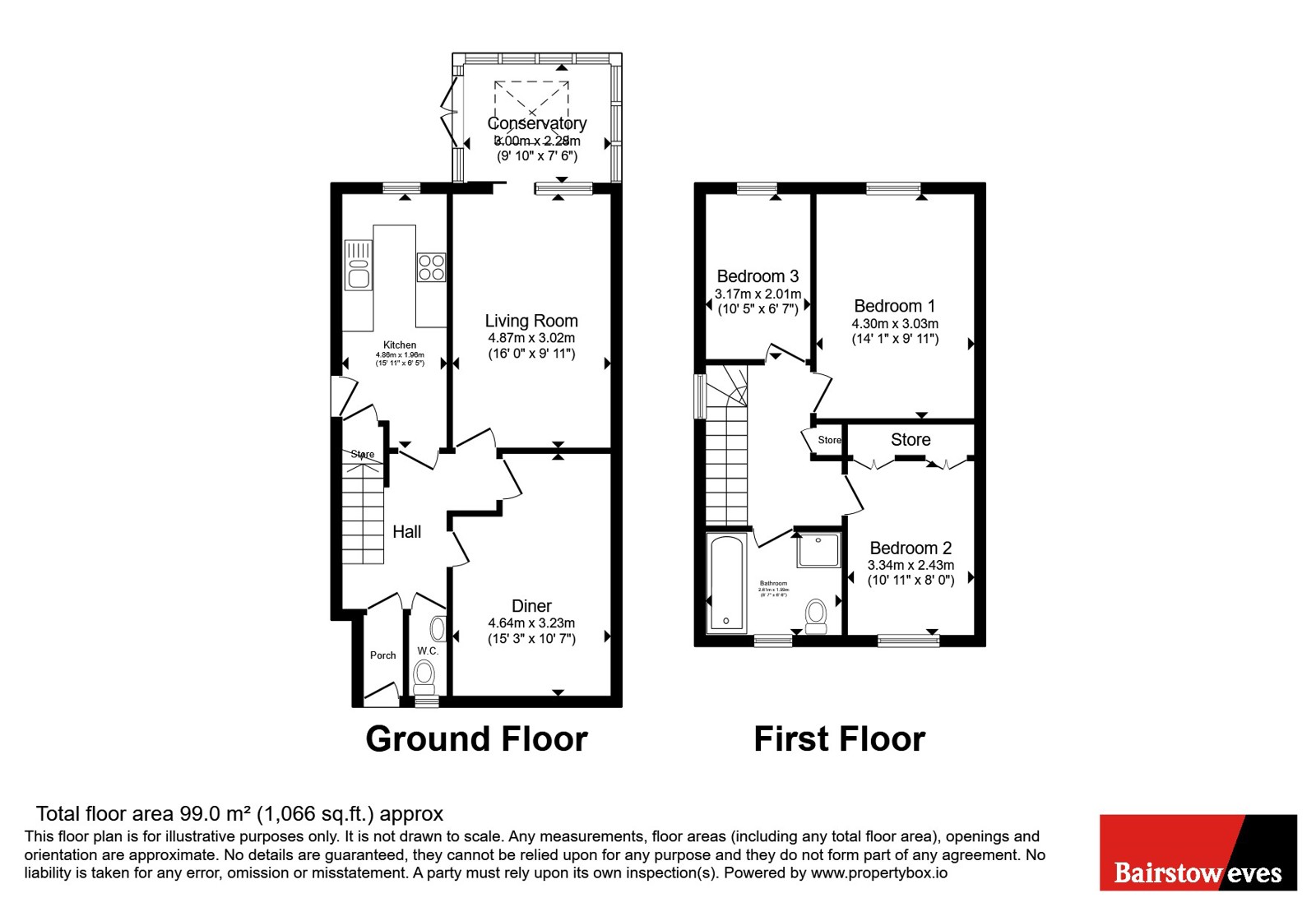 24, View Close, Essex floorplan