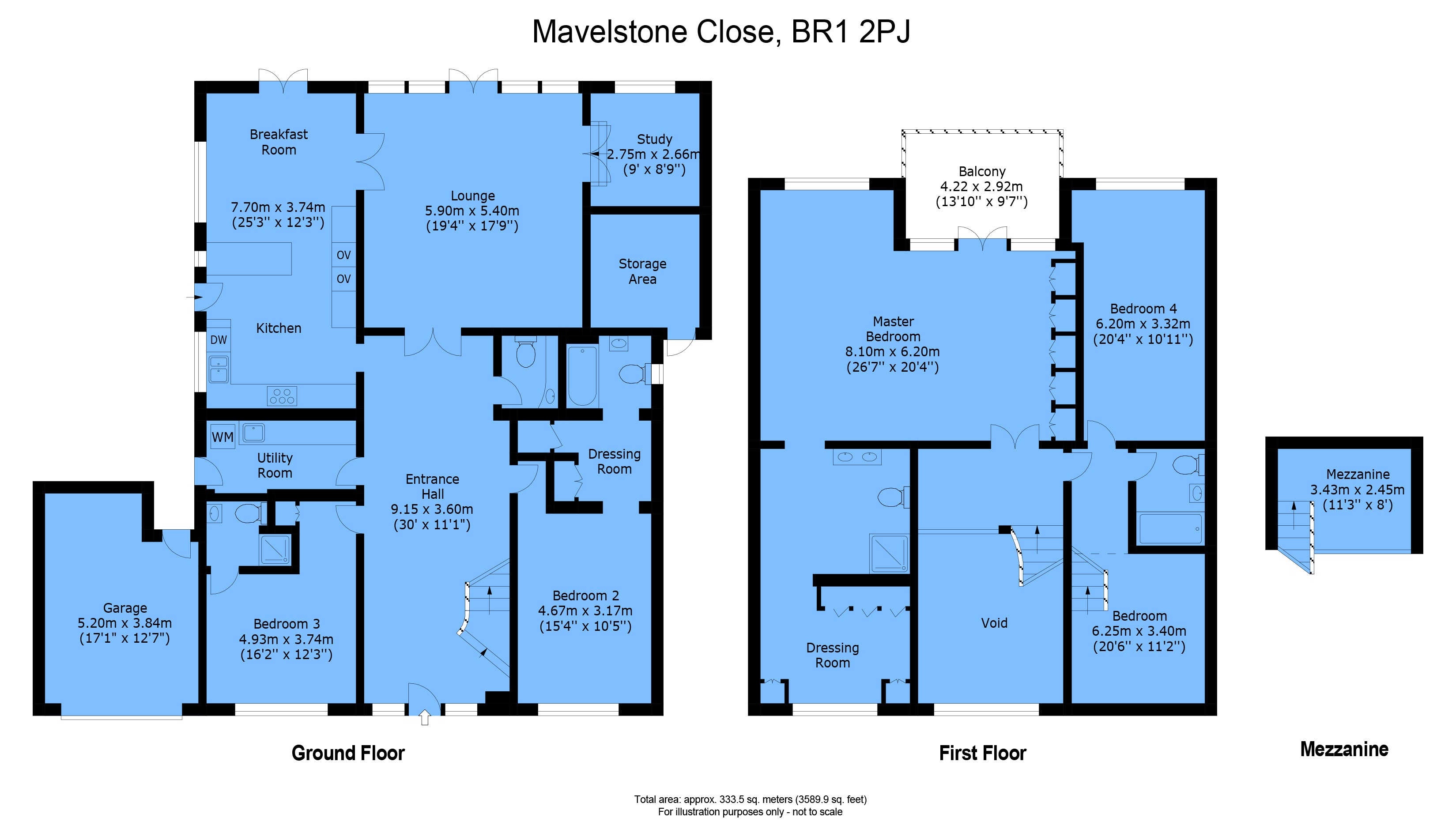 4 Bedrooms Detached house to rent in Mavelstone Close, Bickley, Kent BR1