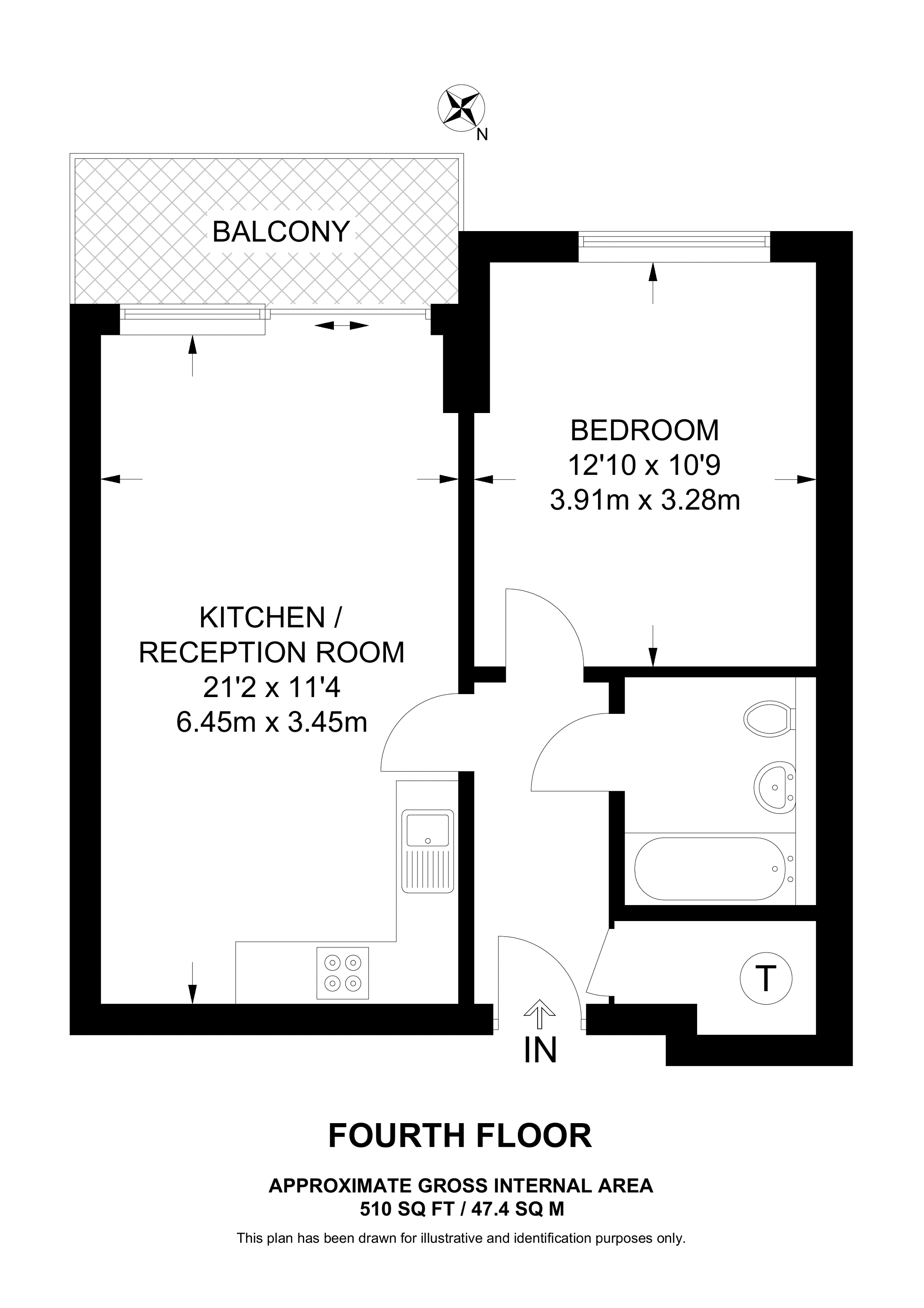 Prince Regent Road, Hounslow floorplan