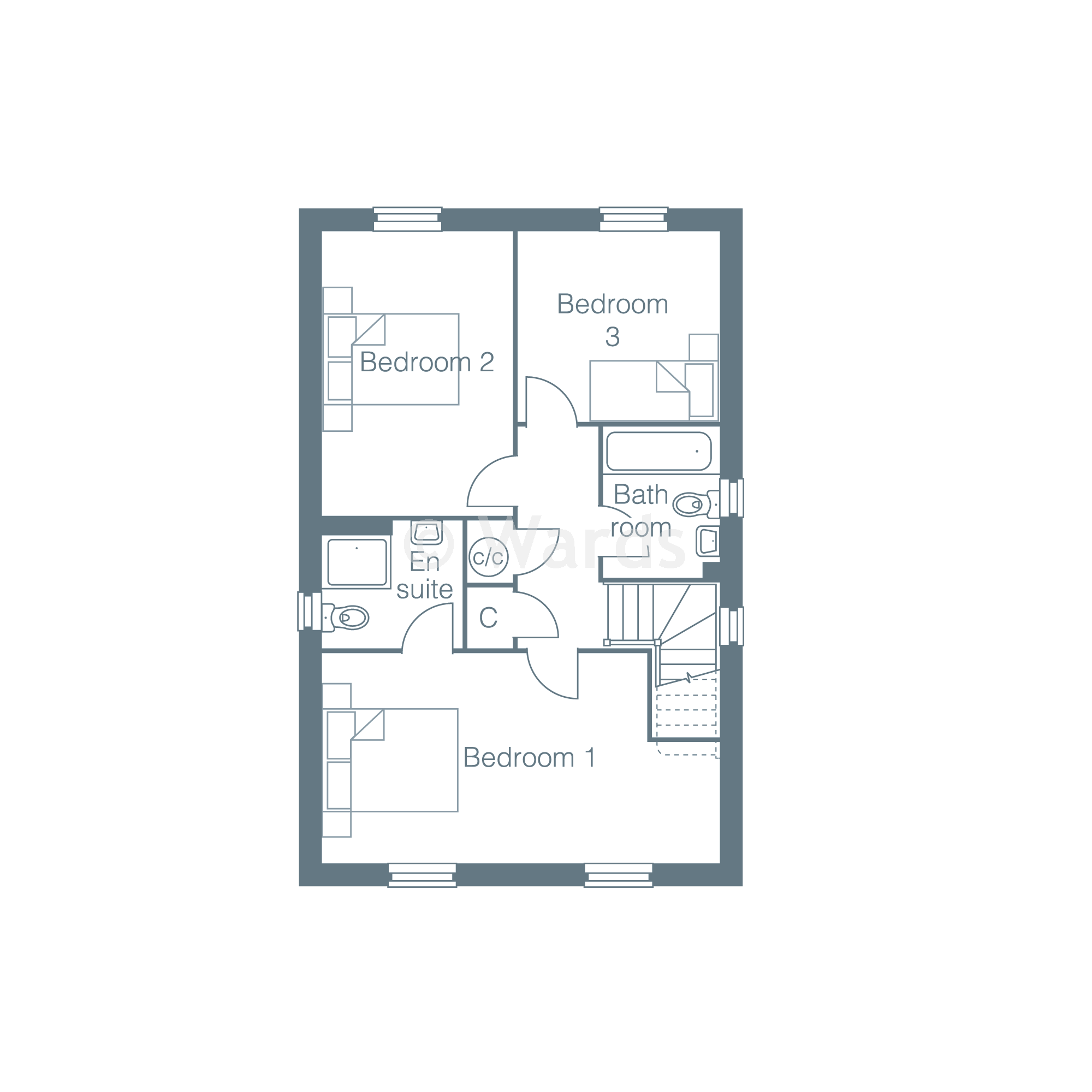 The Dunstan, Richmond Park, Dover floorplan