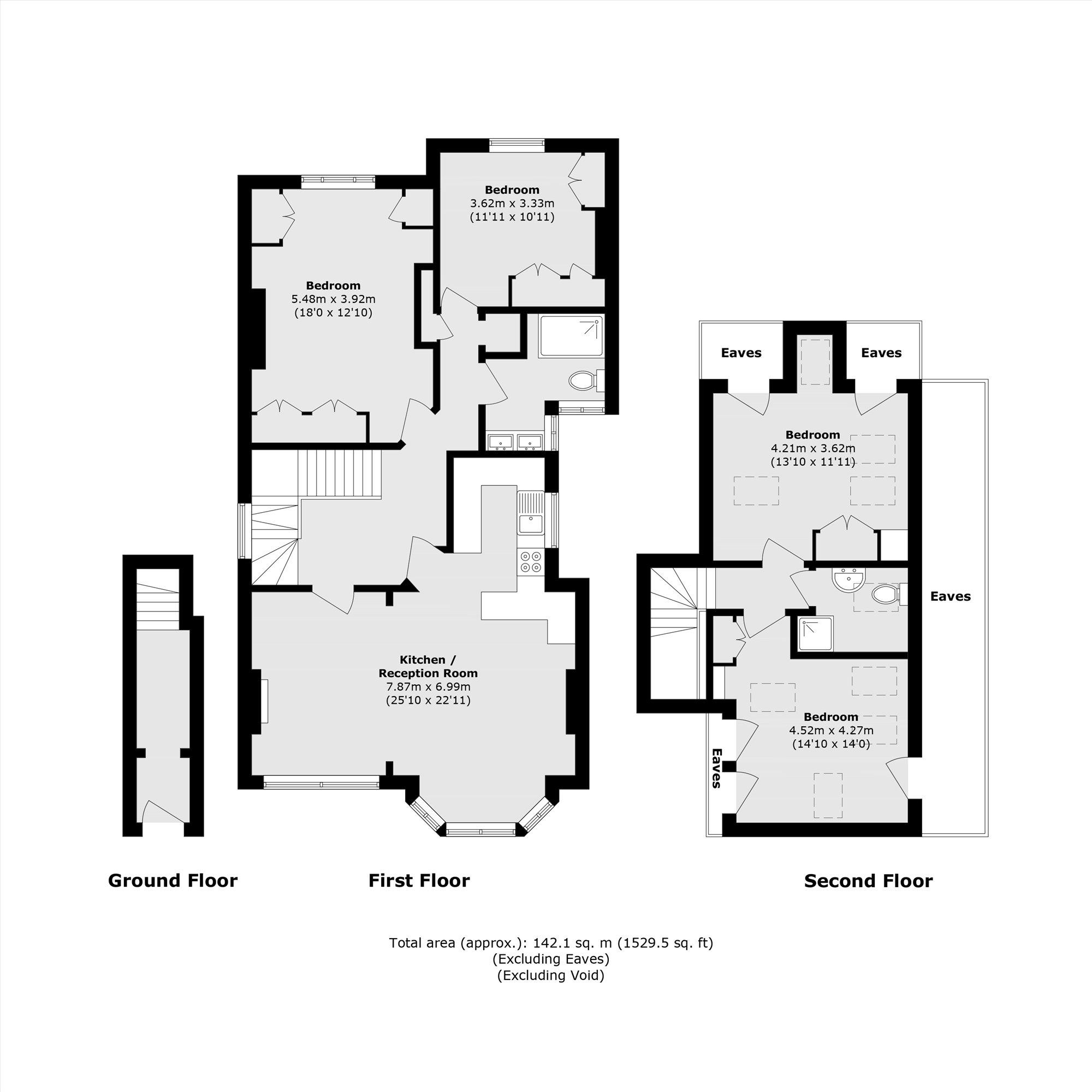 3A, Neeld Crescent, London floorplan