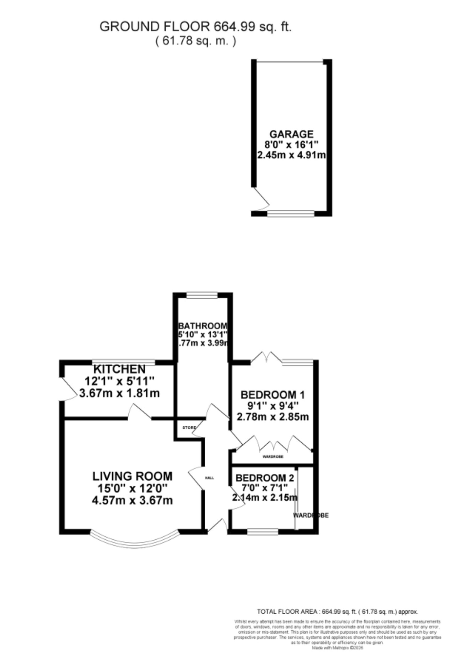 22 Hawthorne Avenue, Stoke-On-Trent floorplan