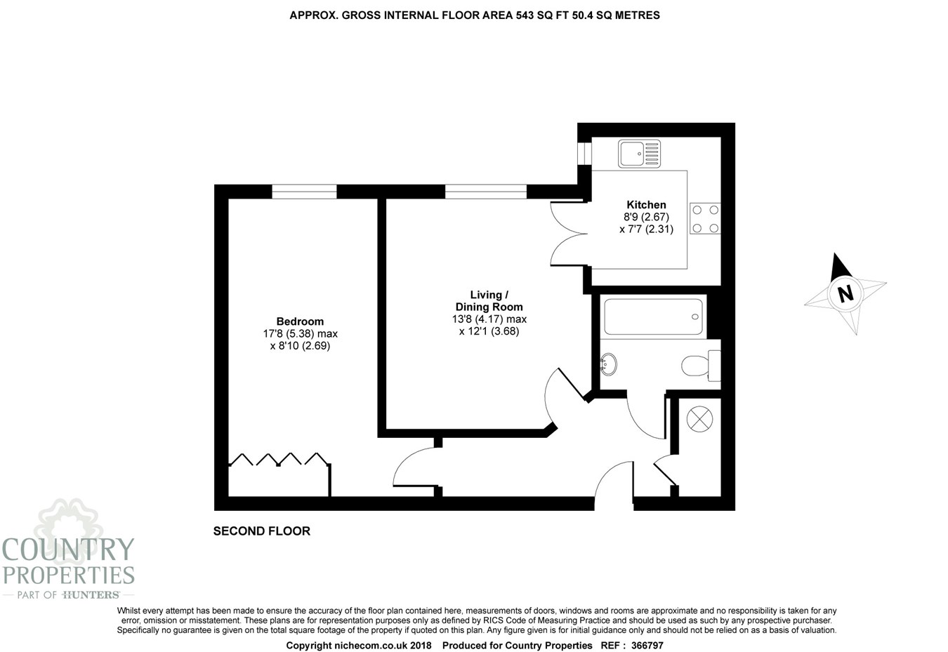 1 Bedrooms  for sale in Paynes Park, Hitchin SG5