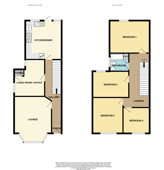 66, Clarendon Road, Lytham St. Annes floorplan