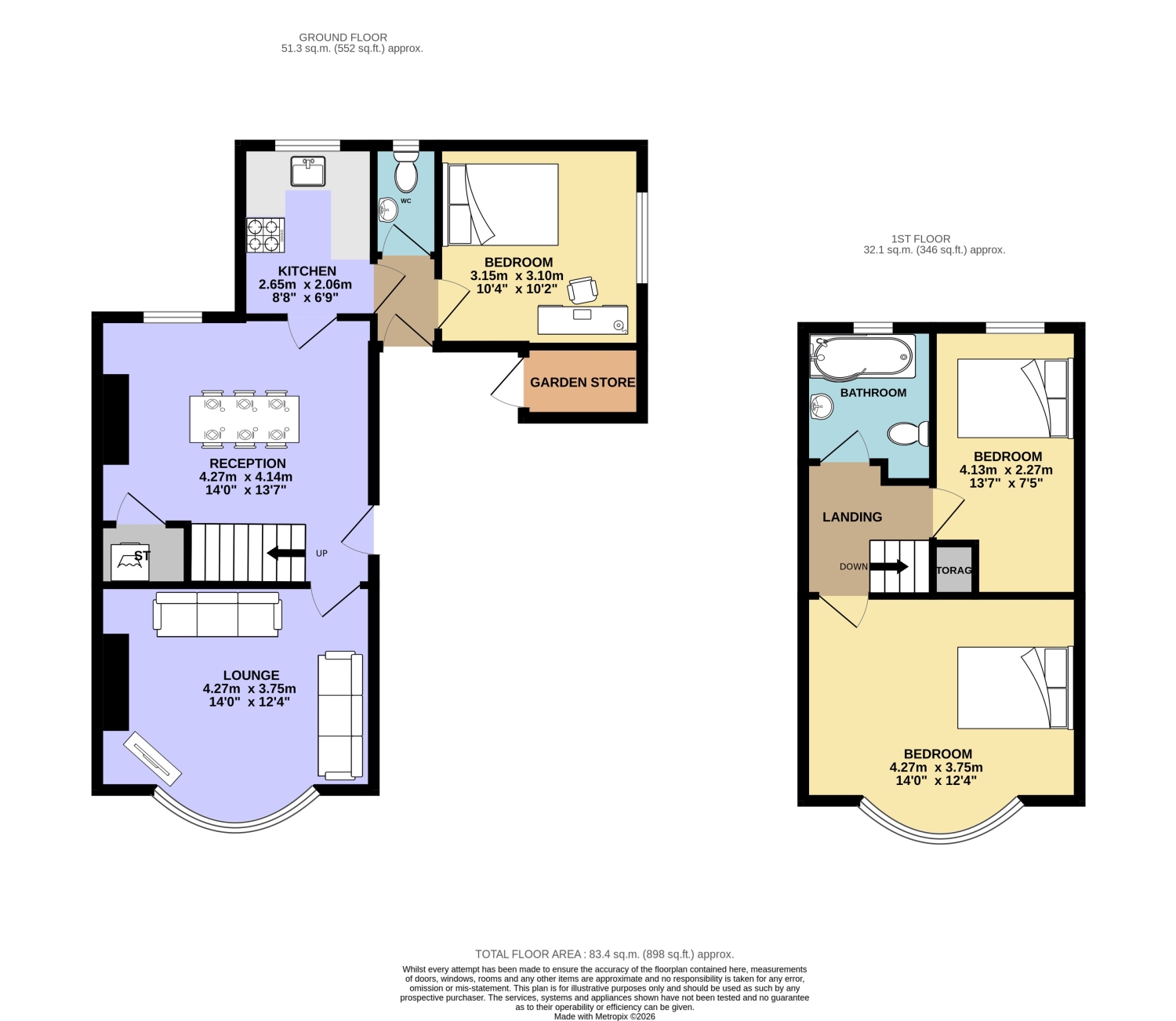 5, Slade Lane, Brighouse floorplan