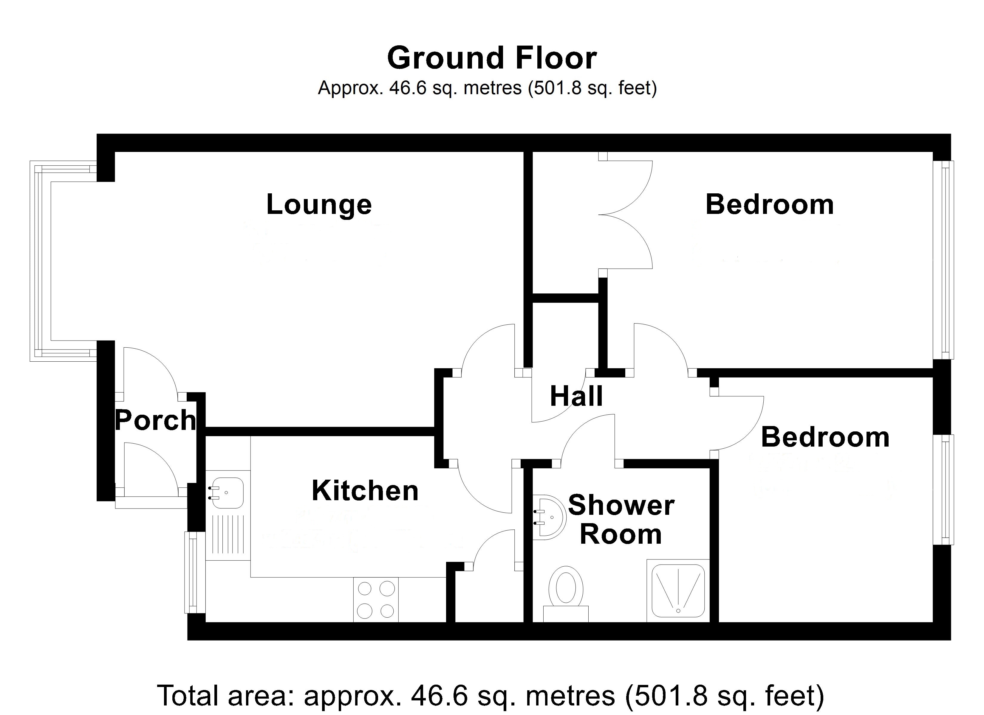 42, Alasdair Place, Claydon, Ipswich, Suffolk, IP6 floorplan