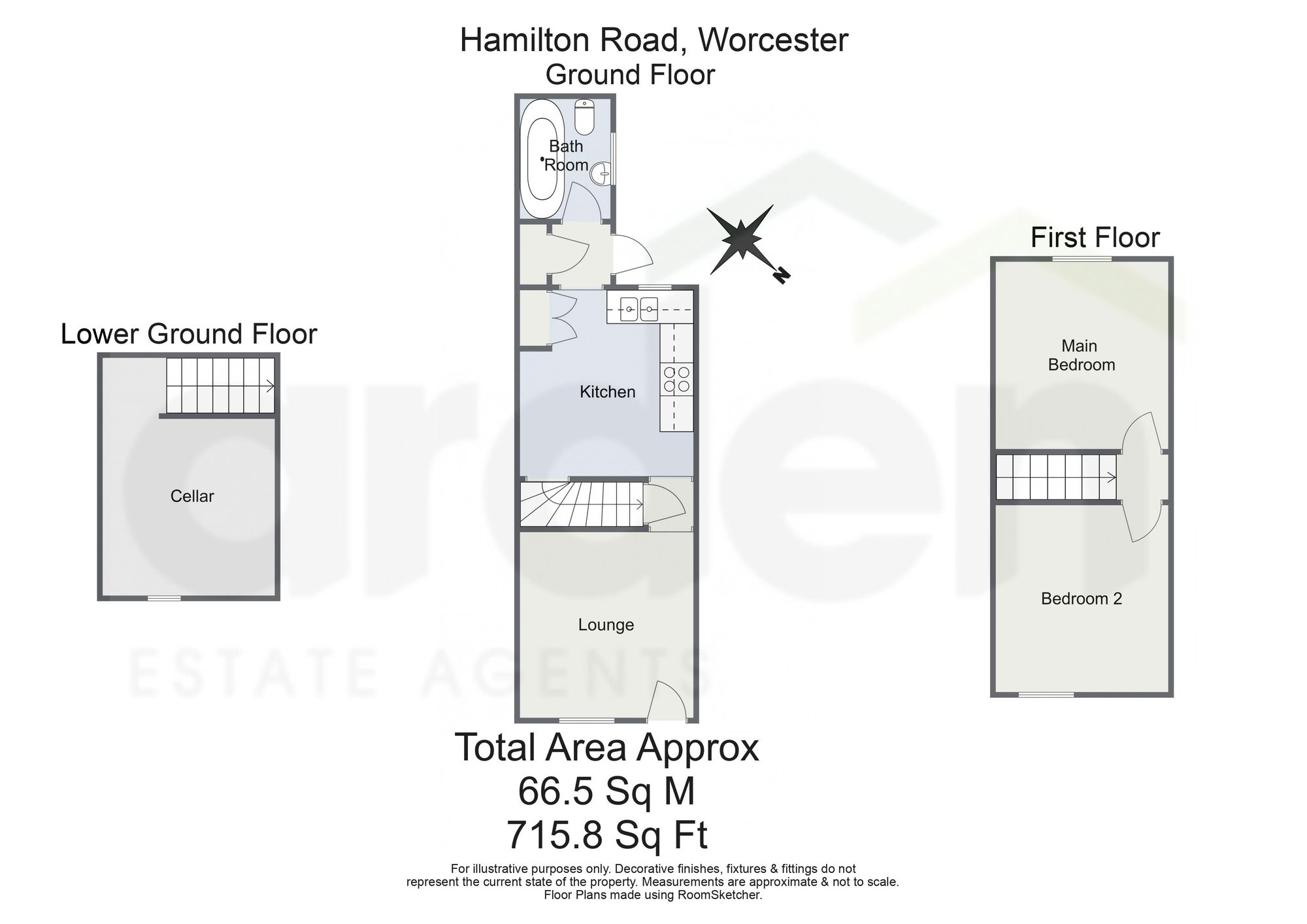 18 Hamilton Road, Worcester floorplan