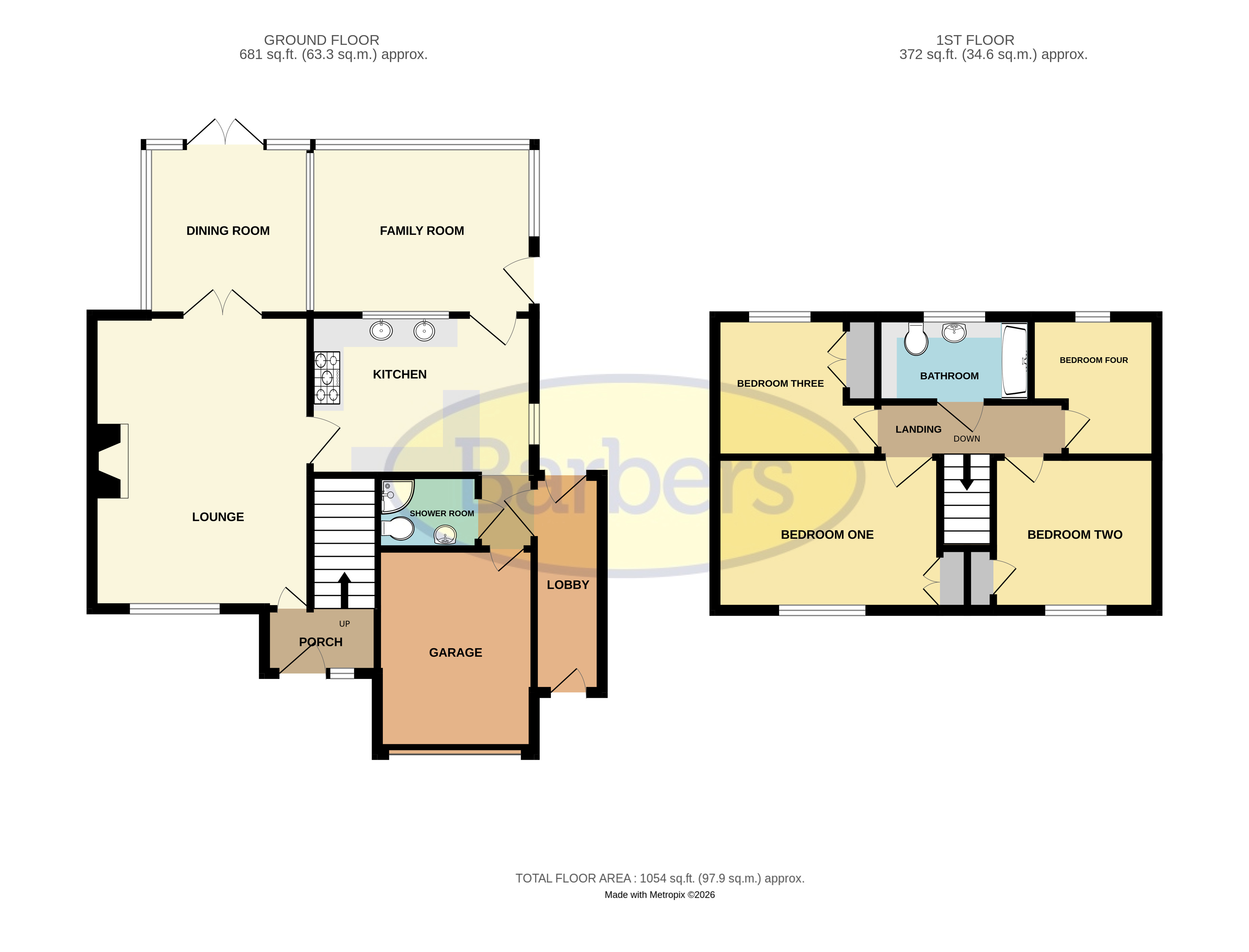 14, Wombridge Road, Telford floorplan