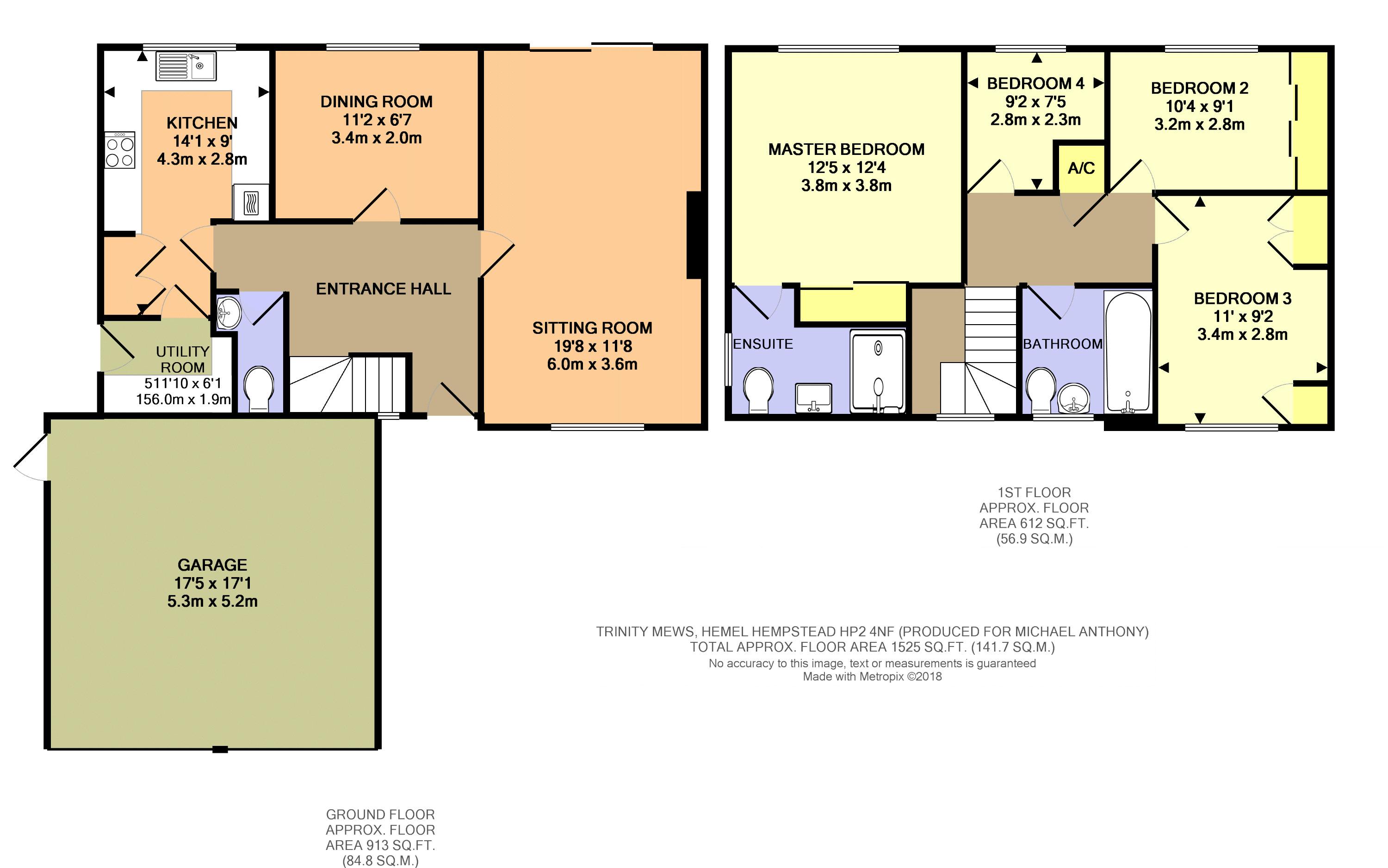 4 Bedrooms Detached house for sale in Trinity Mews, Hemel Hempstead HP2