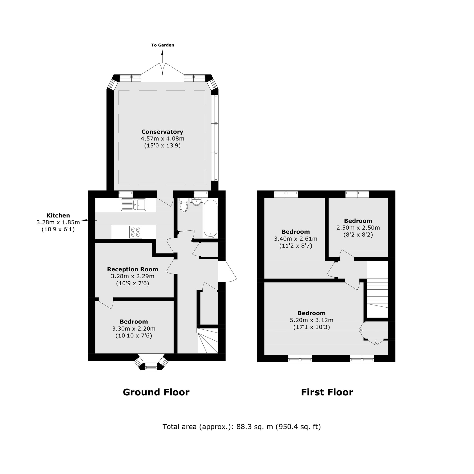 97, Westway, London floorplan