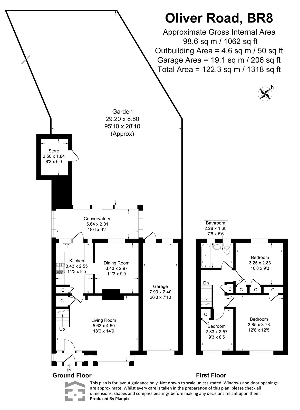 8, Oliver Road, Kent floorplan