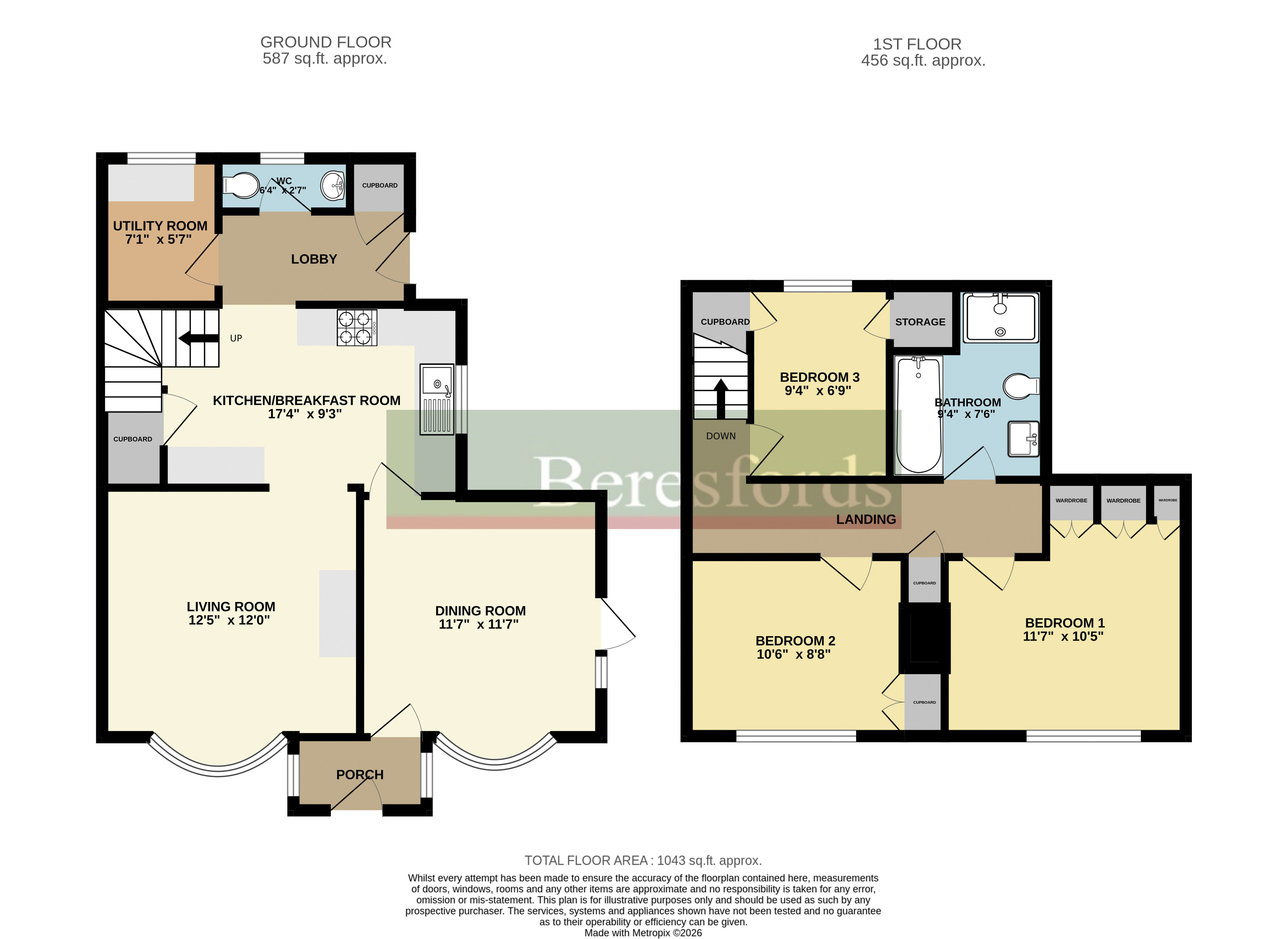 130, Hatch Road, Brentwood floorplan