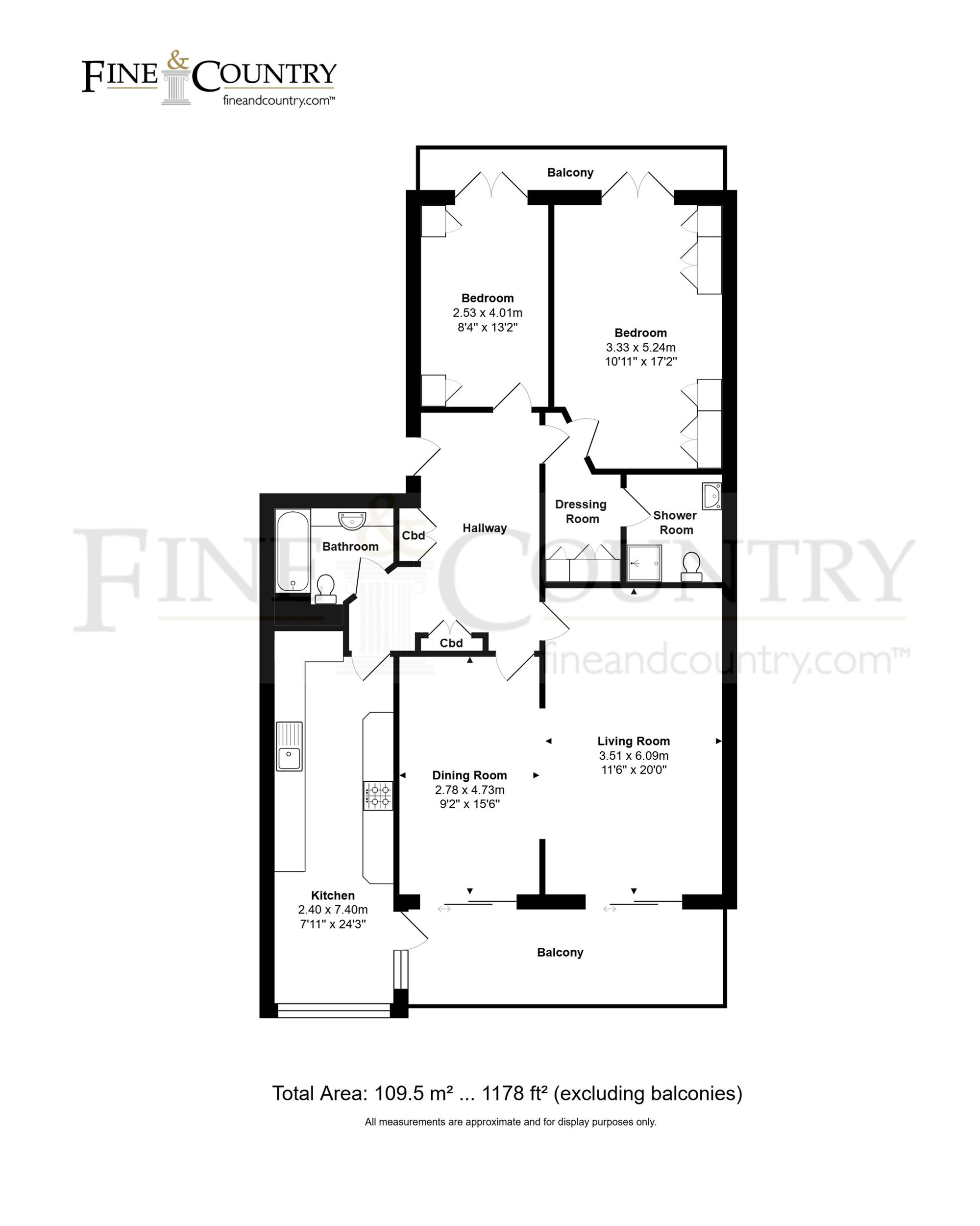 Flat 3, Sussex View 51-55 Palmeira Avenue, Hove floorplan