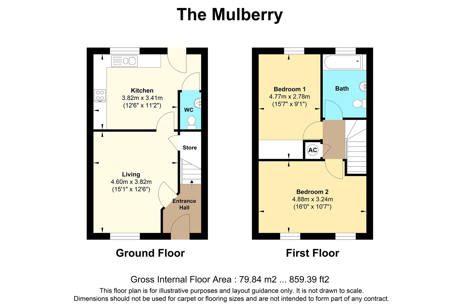 Plot 15, Wool Hayes Meadow, Ilminster floorplan