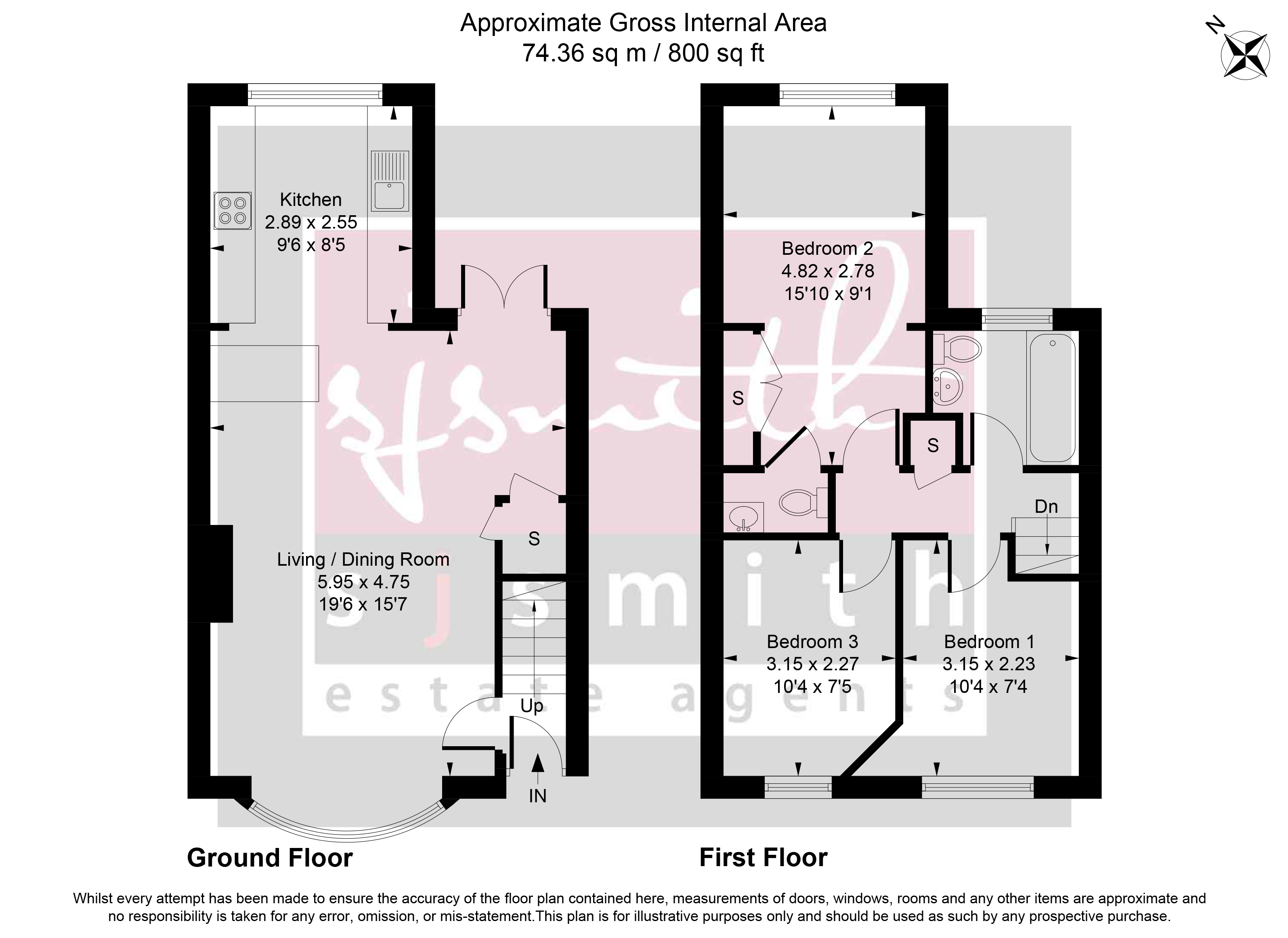 117, Nursery Gardens, Staines-upon-Thames floorplan