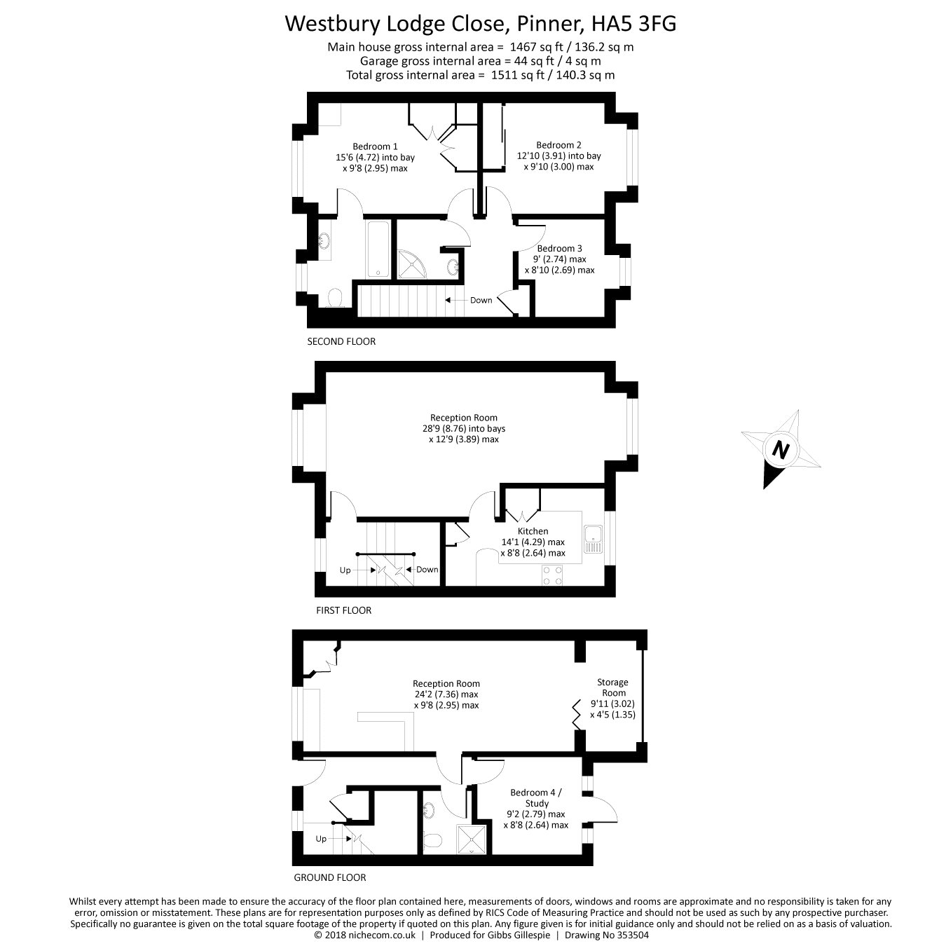 4 Bedrooms End terrace house for sale in Westbury Lodge Close, Pinner HA5