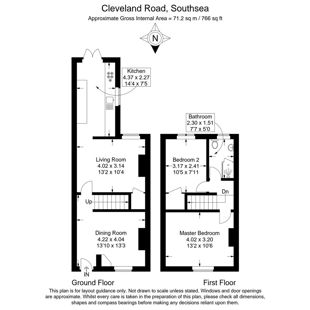 7, Cleveland Road, Portsmouth floorplan