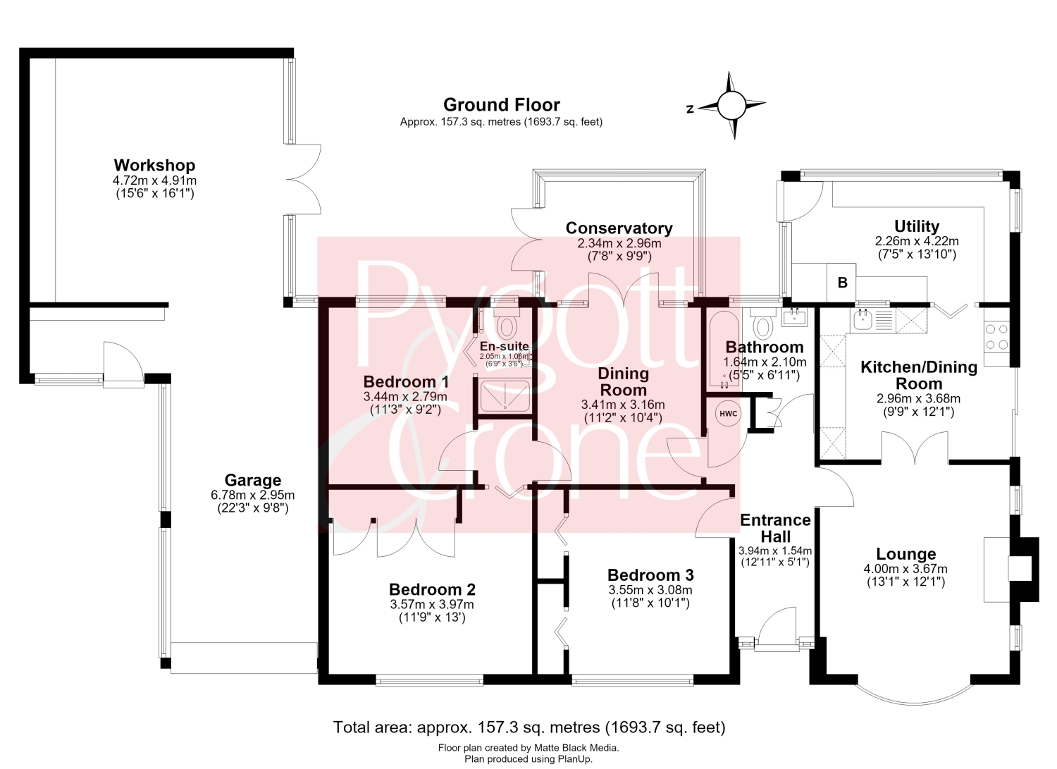 10, Marriots Gate, Spalding floorplan