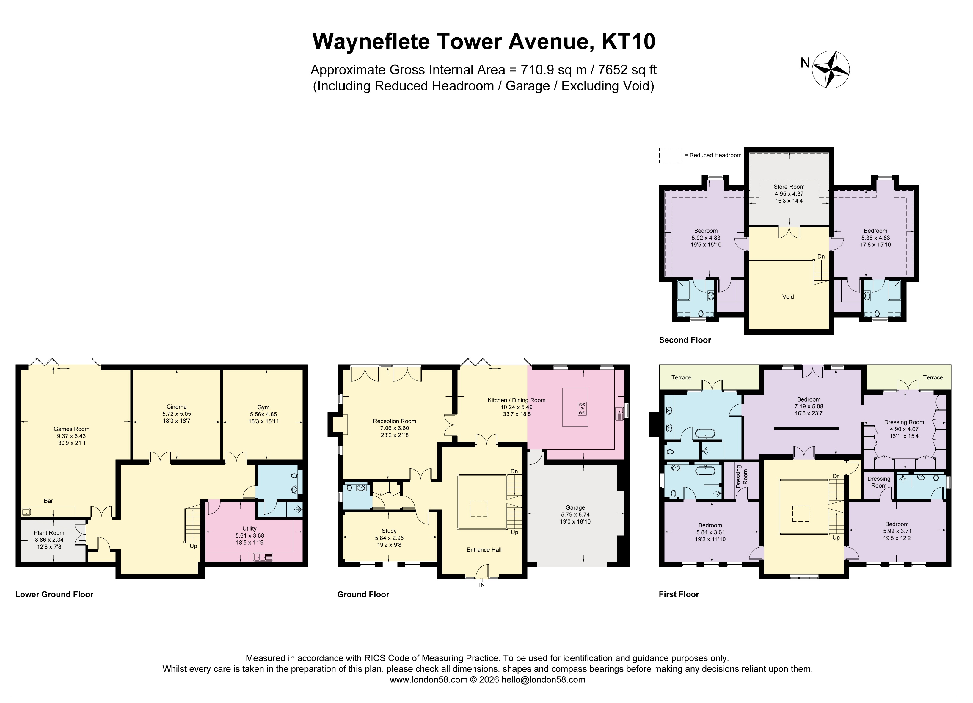 26, Wayneflete Tower Avenue, Esher floorplan