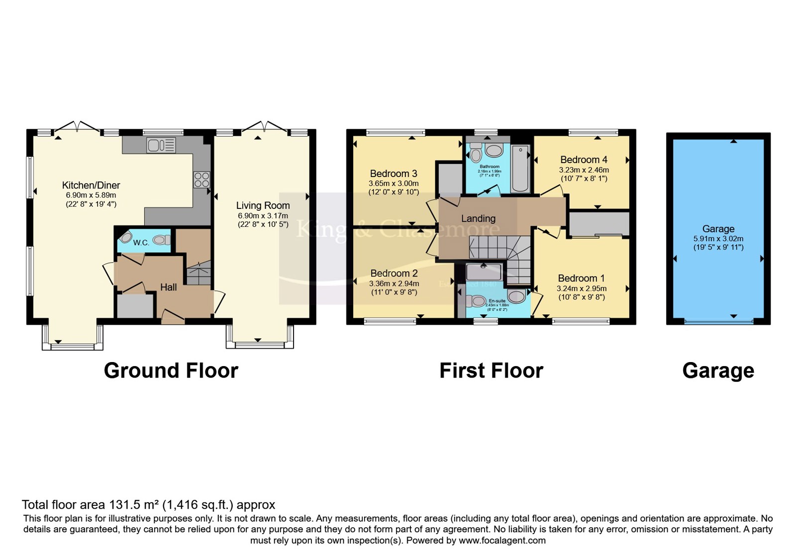 5, Hadrian Drive, Chichester floorplan