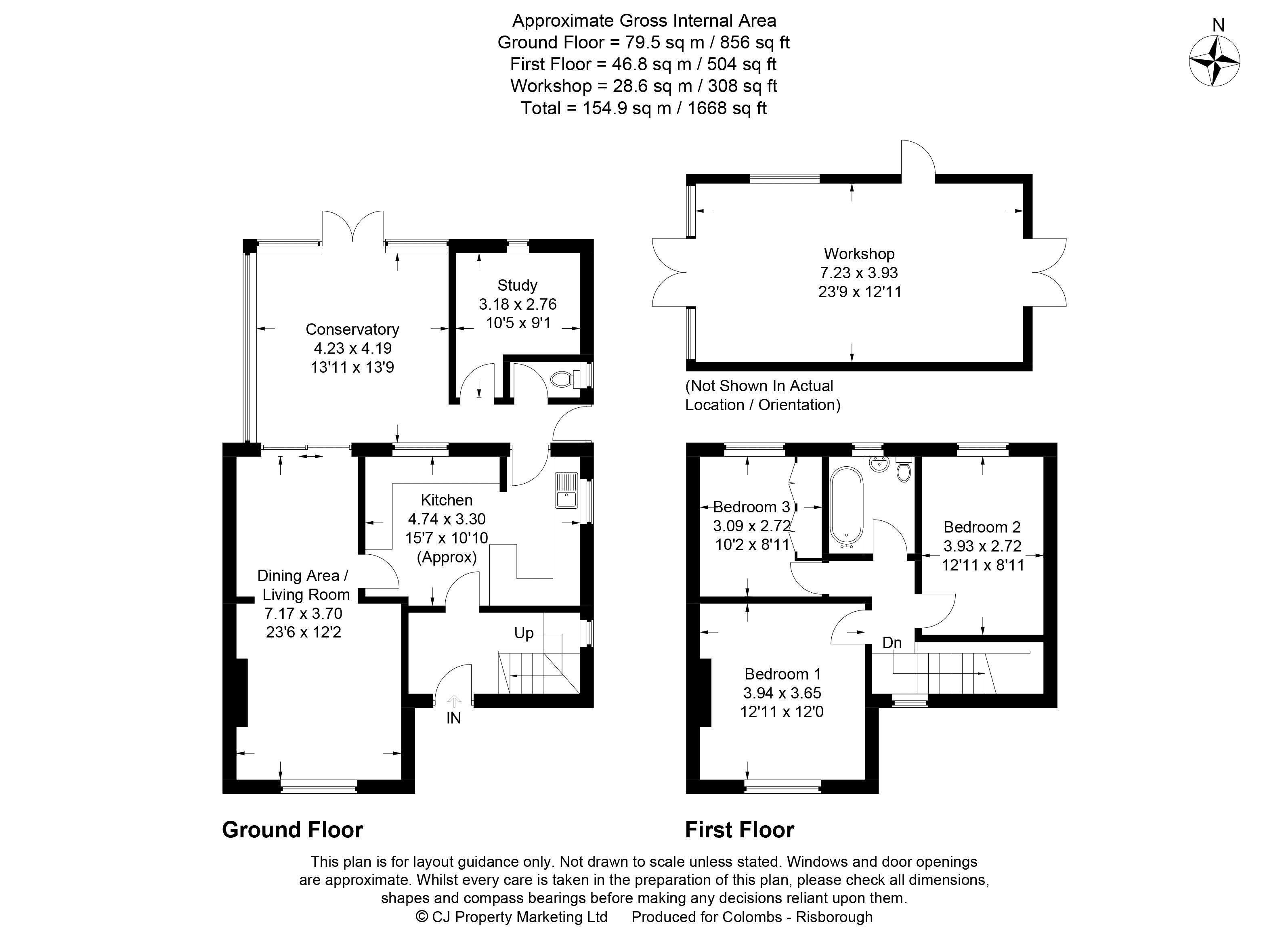 3 Bedrooms Semi-detached house for sale in Kingsmead, Monks Risborough, Princes Risborough HP27