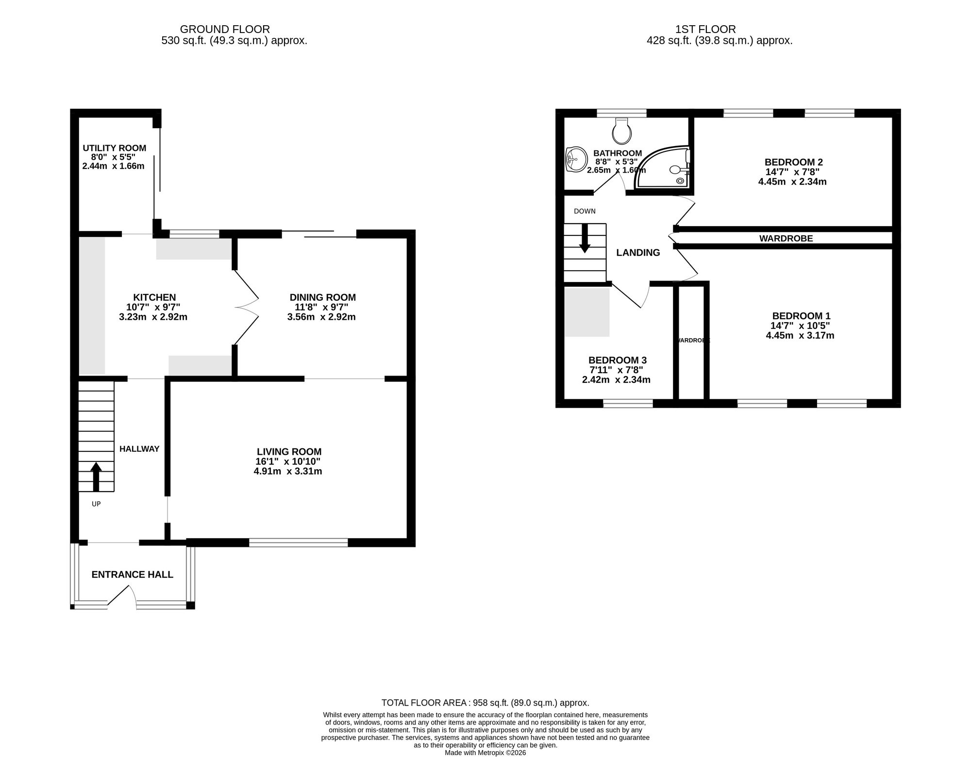 8 Scott Close, Newport floorplan