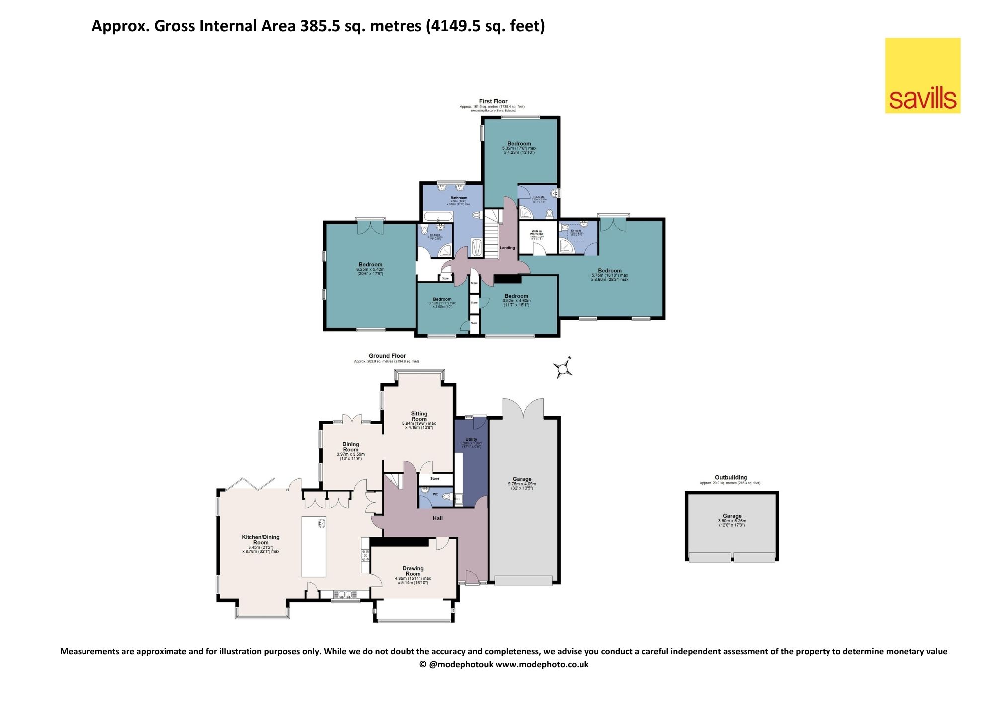 Timbers,, Sandy Lane, Suffolk floorplan