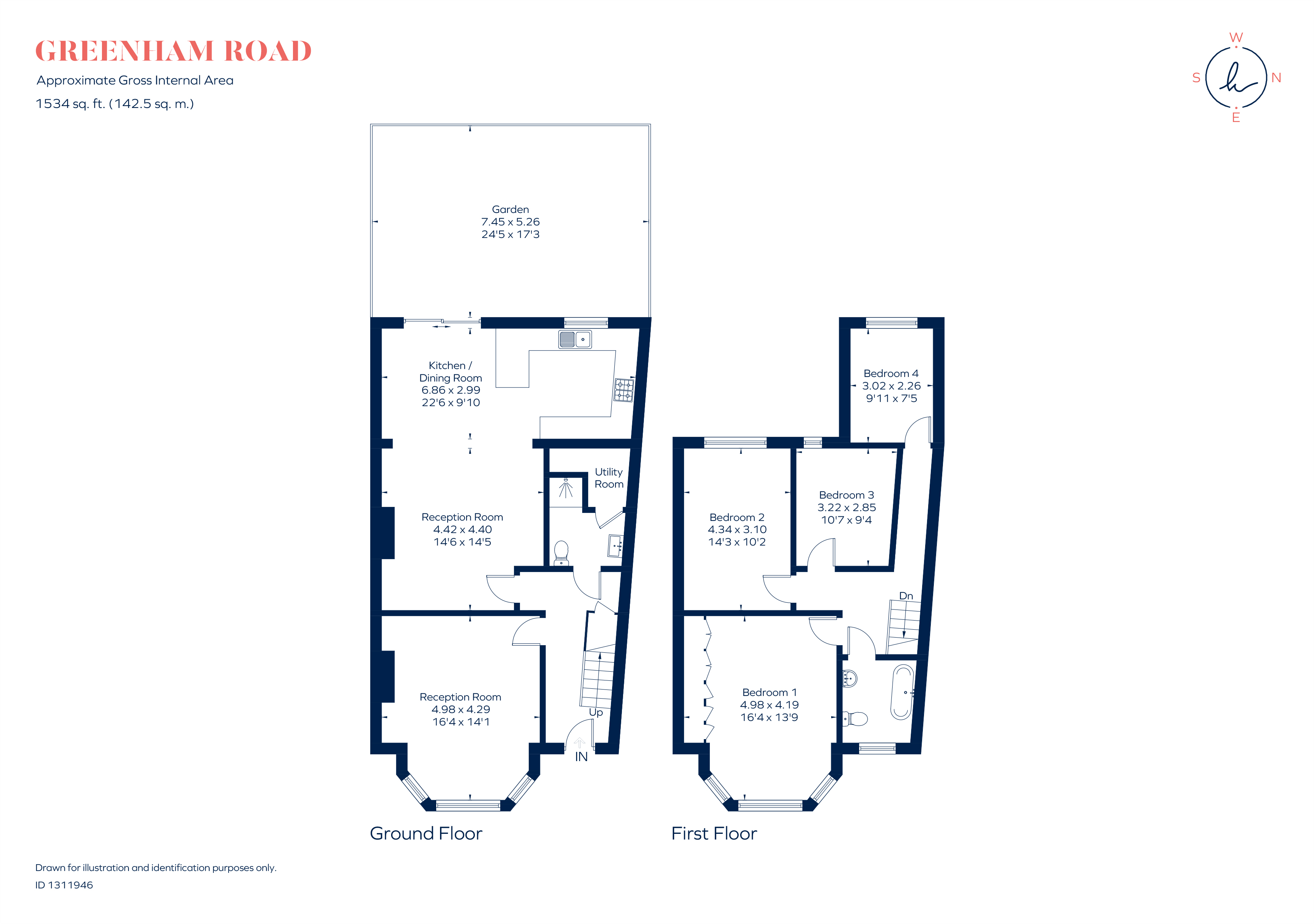 95, Greenham Road, London floorplan