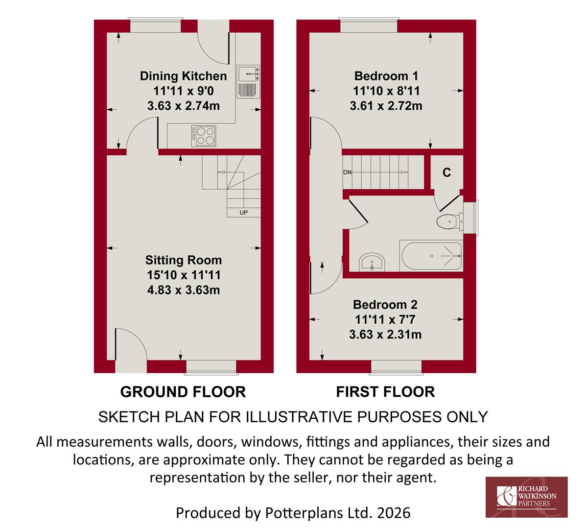 2, Broadleigh Close, West Bridgford floorplan