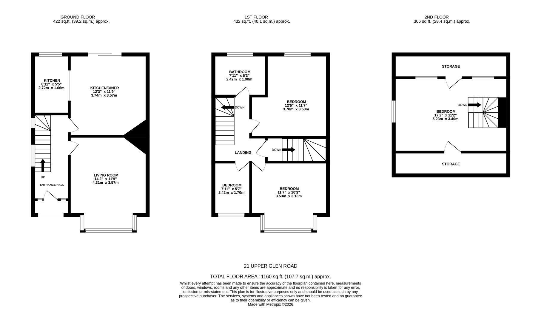 Upper Glen Road, St. Leonards-On-Sea floorplan