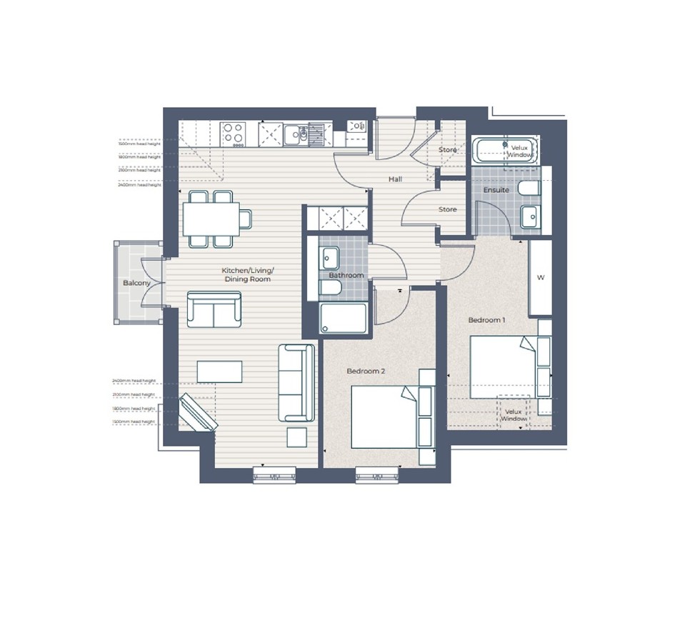Plot 0134a, The Aspen, Manningtree Park, Manningtree floorplan