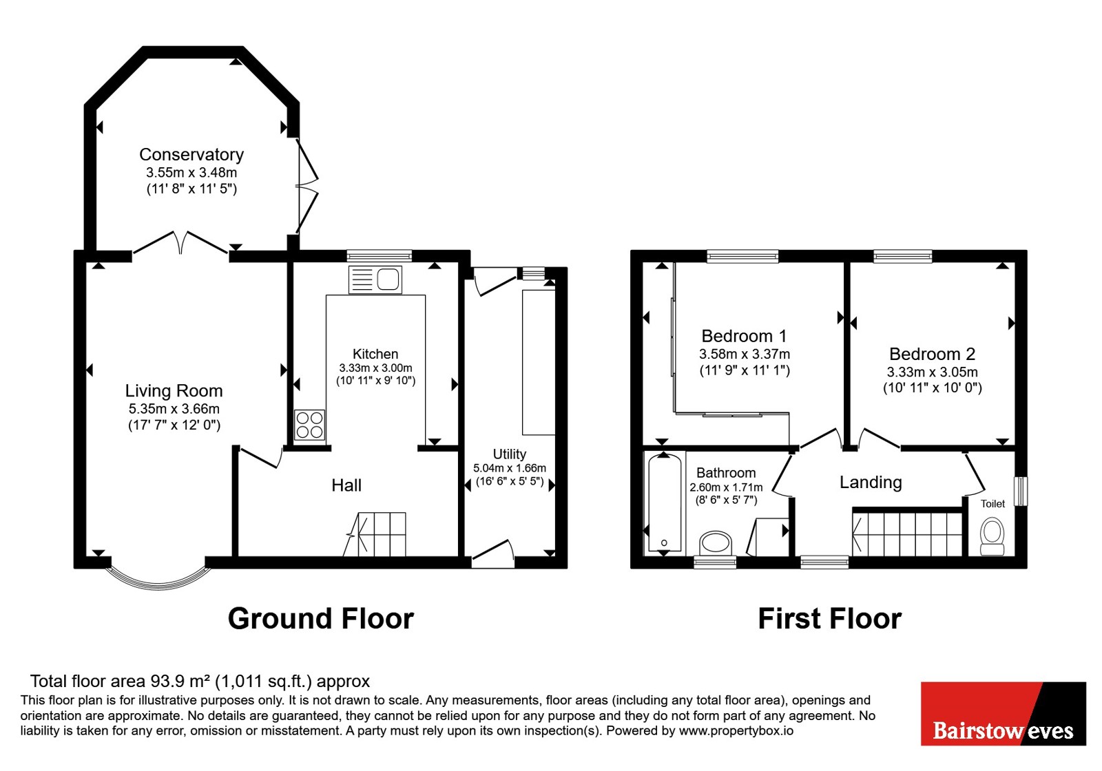 3, Chaucer Crescent, Nottinghamshire floorplan