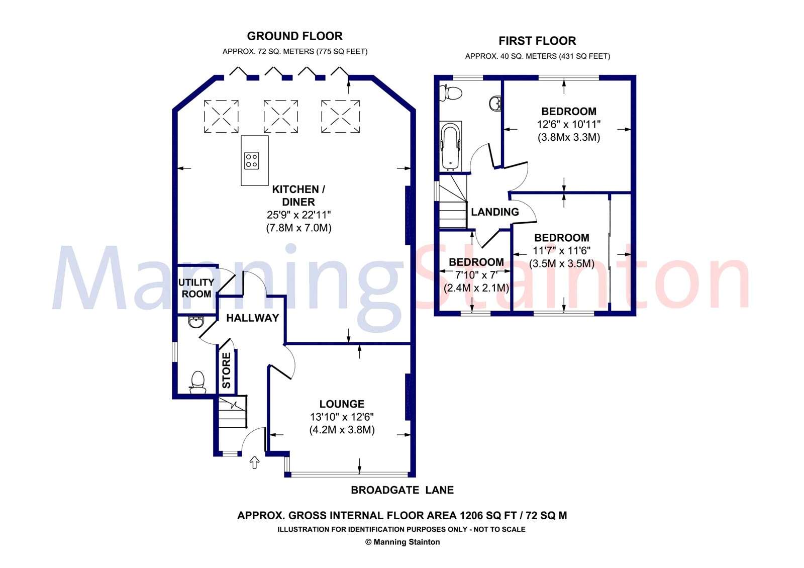 3 Bedrooms Semi-detached house for sale in Broadgate Lane, Horsforth, Leeds, West Yorkshire LS18