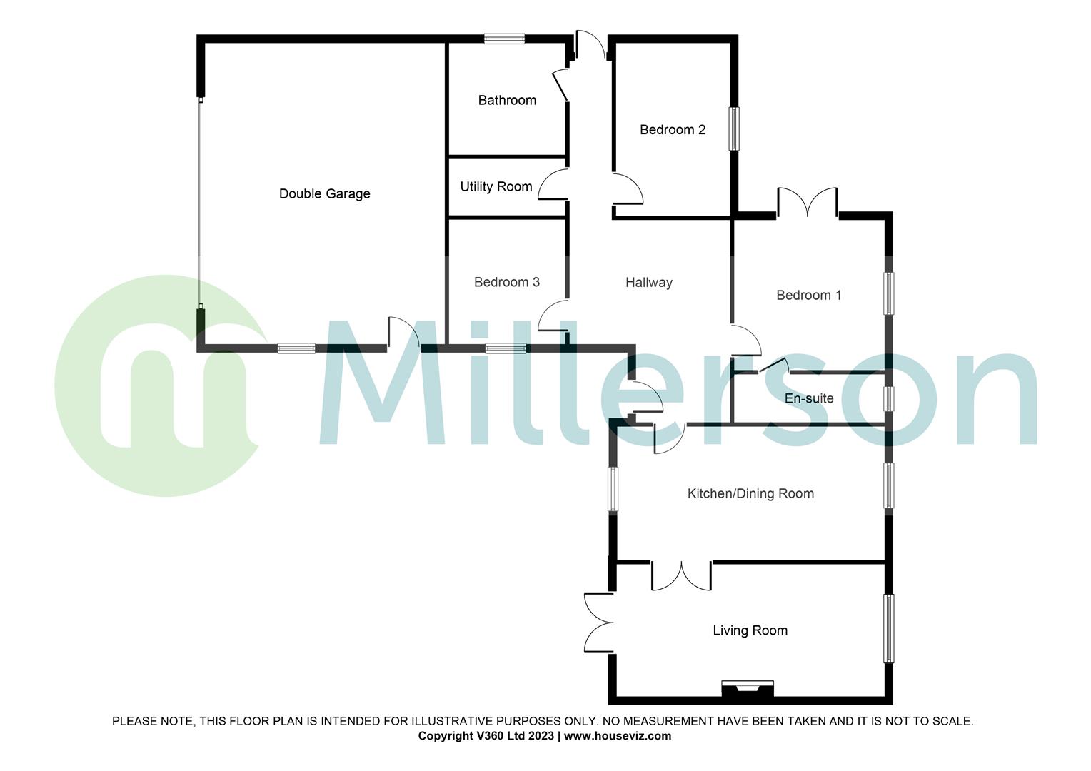 Twin Oaks, Tye Hill Close, St. Austell floorplan