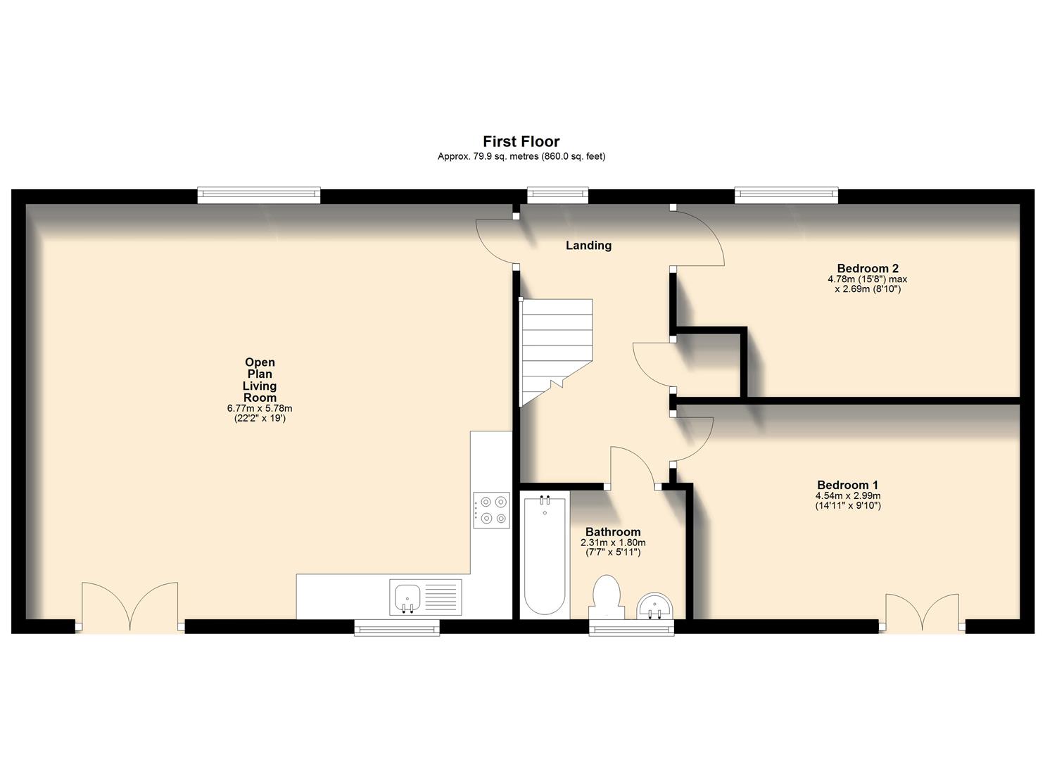 4, Bluebell Street, Plymouth floorplan
