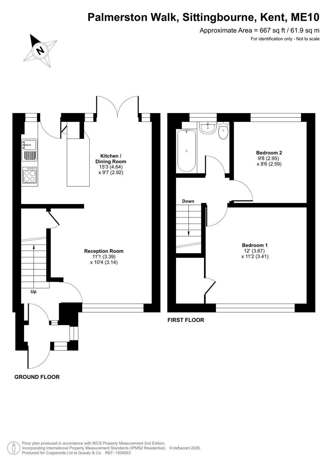 39, Palmerston Walk, Kent floorplan