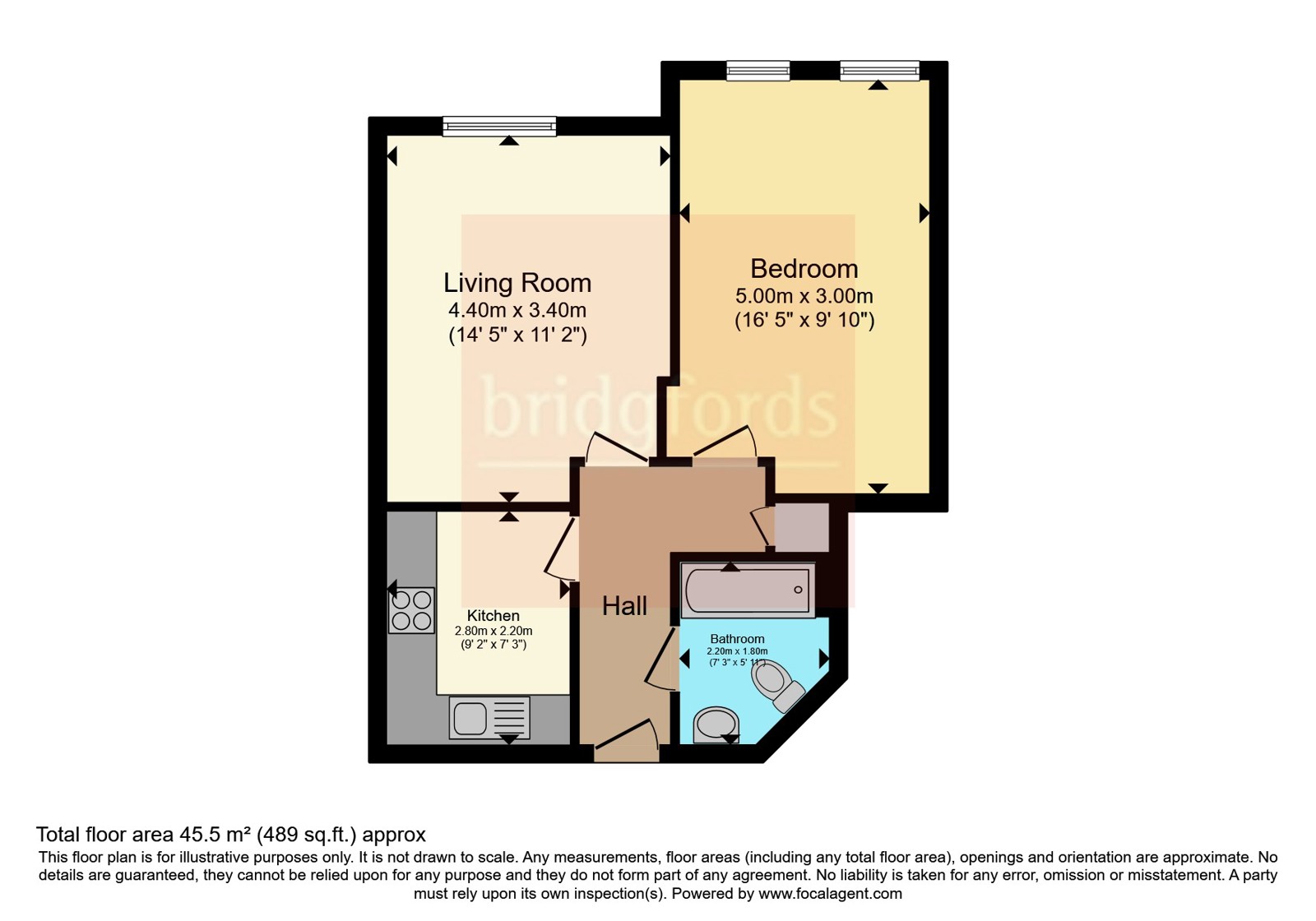 306, Melrose Apartments, 159, Hathersage Road, Greater Manchester floorplan