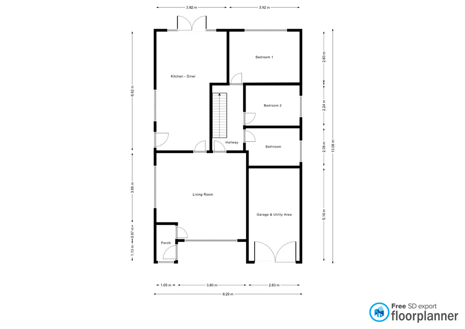 19, Dolithel, Tywyn floorplan