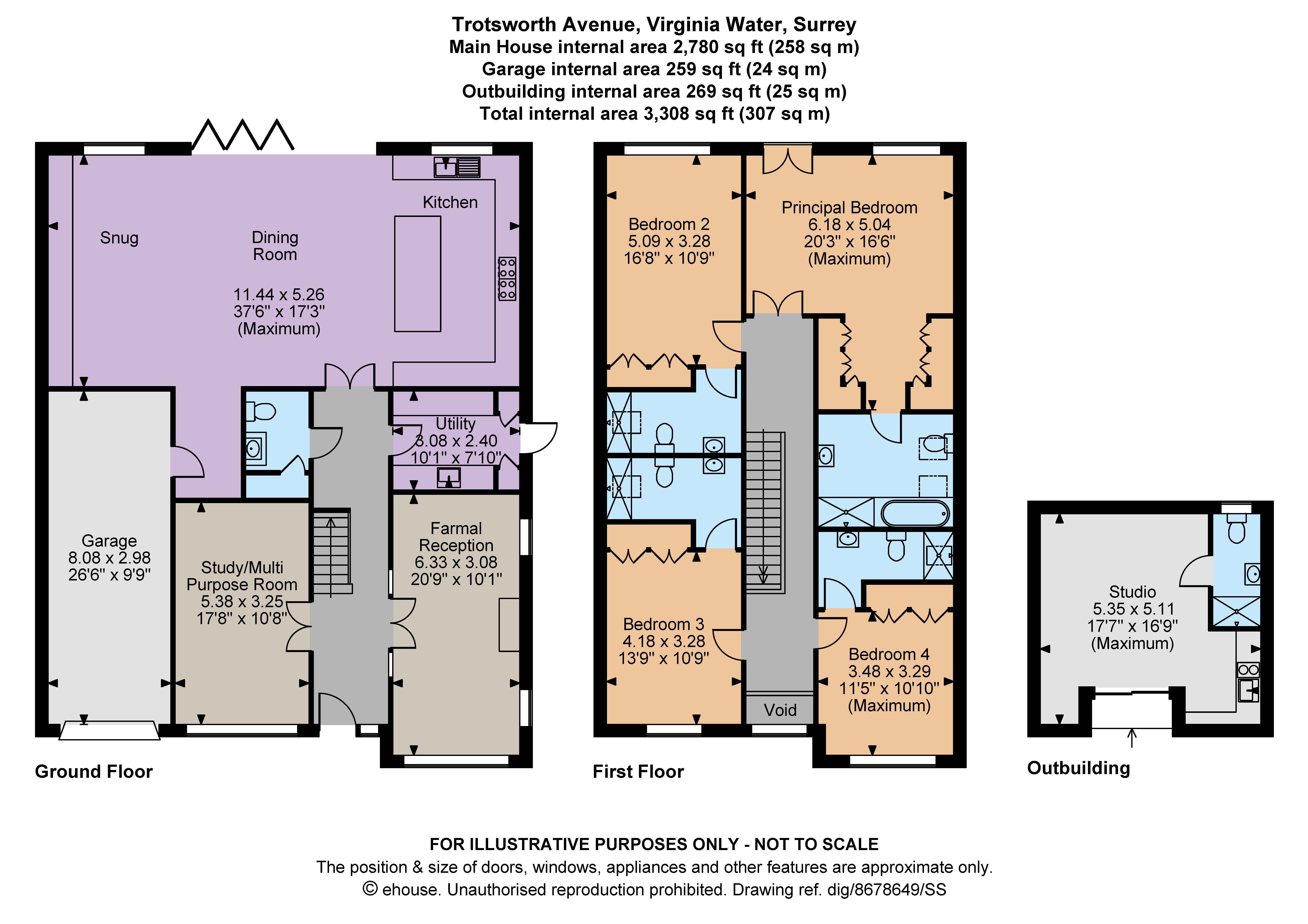 32, Trotsworth Avenue, Surrey floorplan