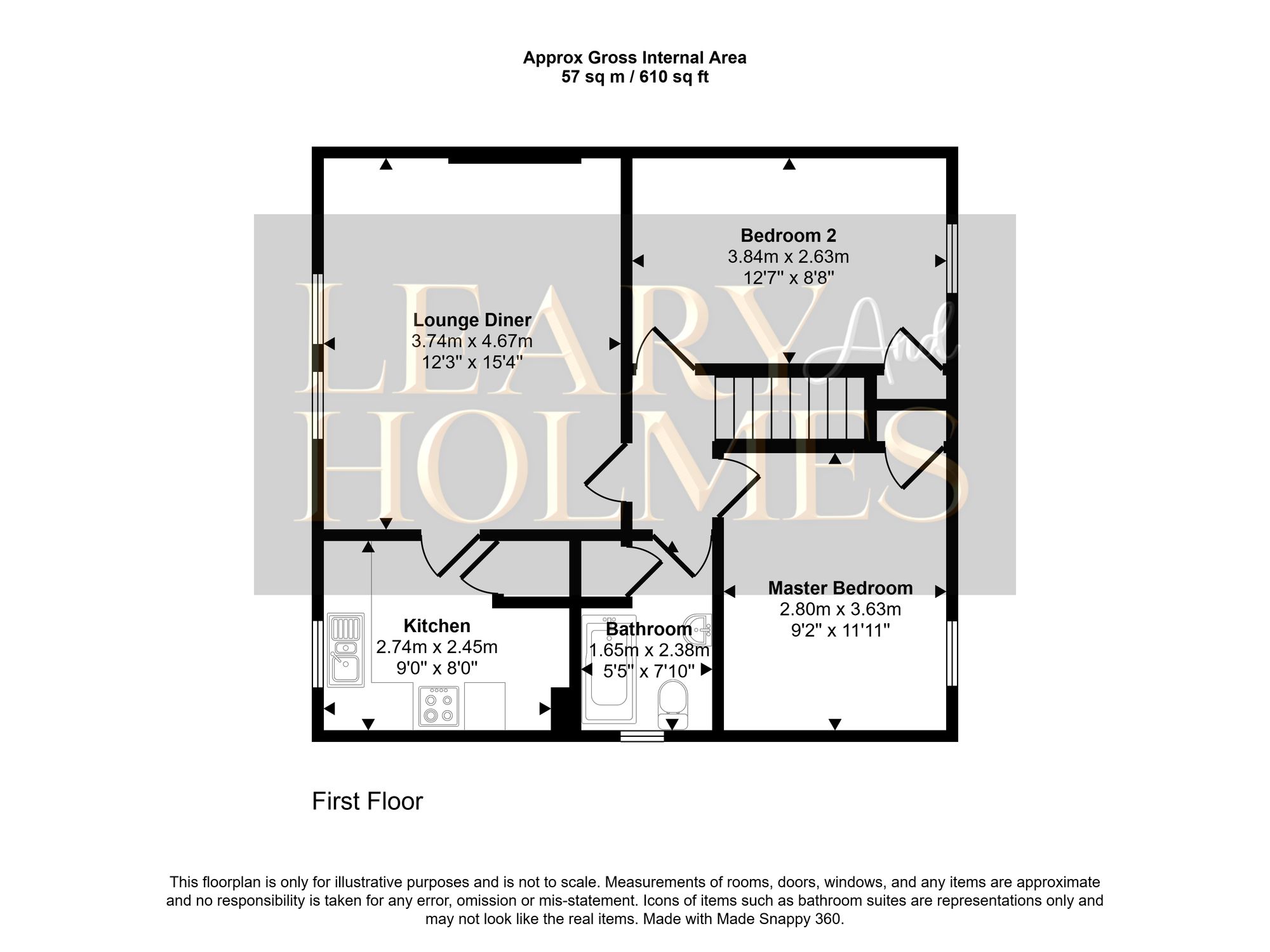 11 Pinewood, Hebburn floorplan