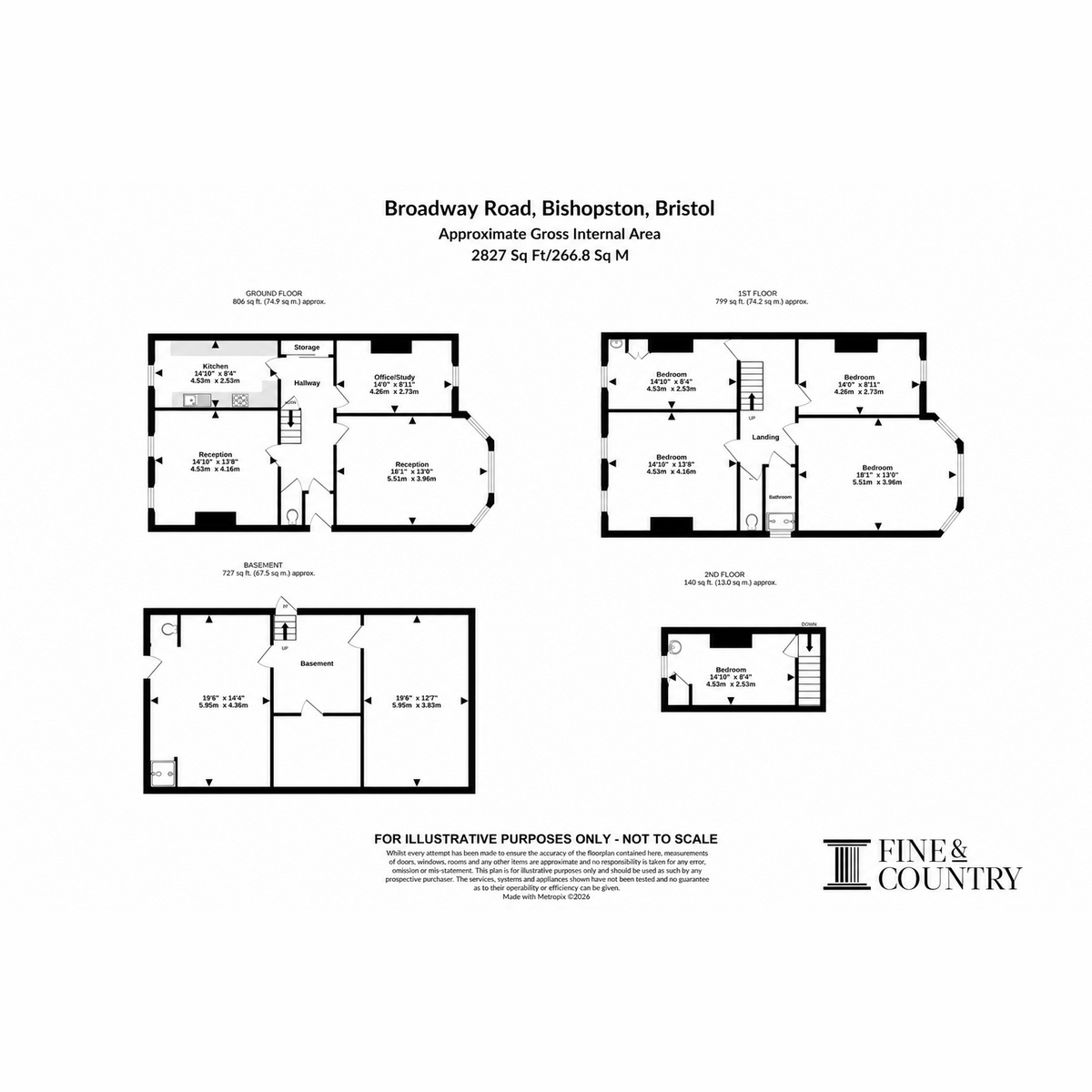 19, Broadway Road, Bishopston, Bristol, floorplan