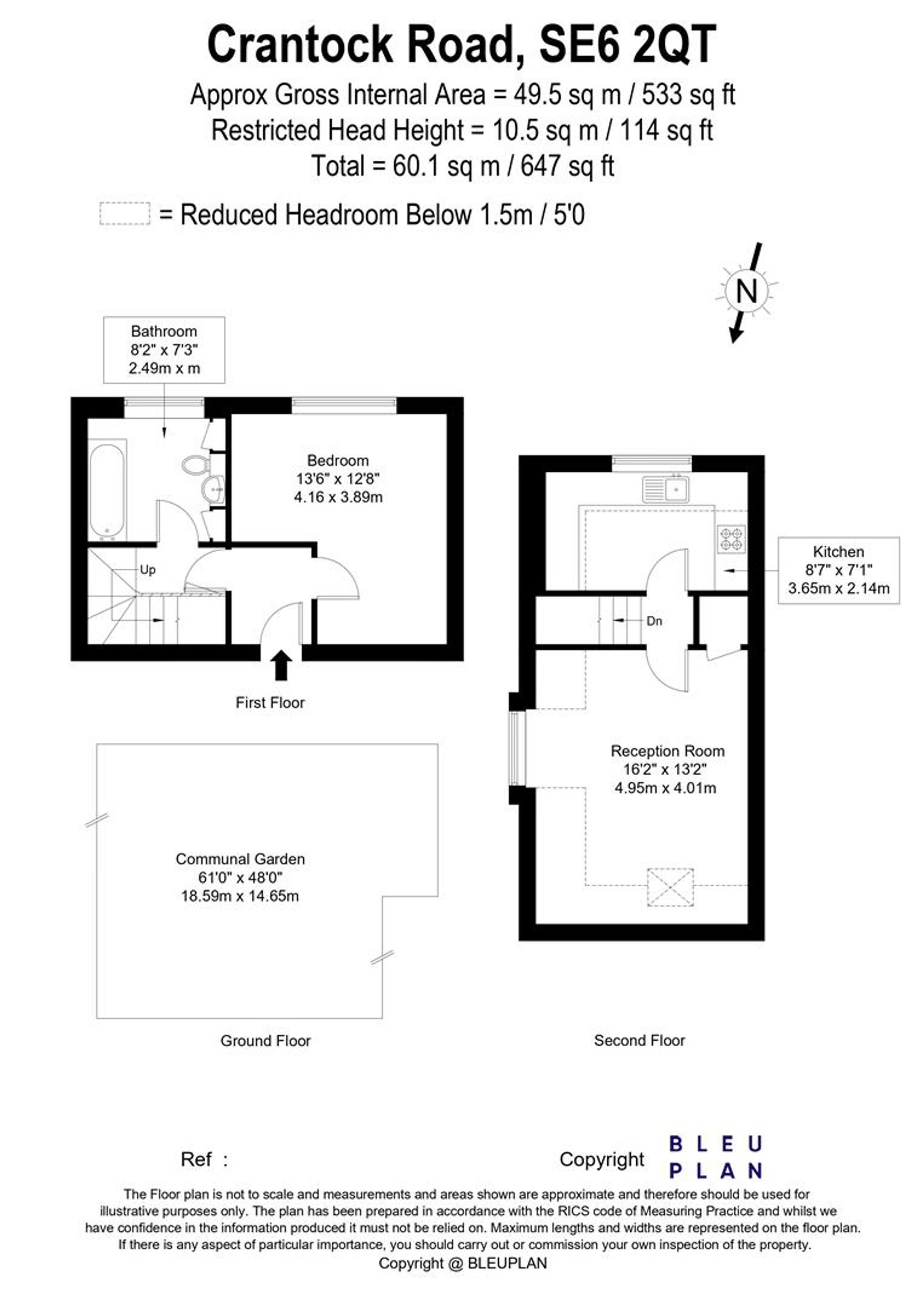 Flat E, Crantock Road, London, London floorplan