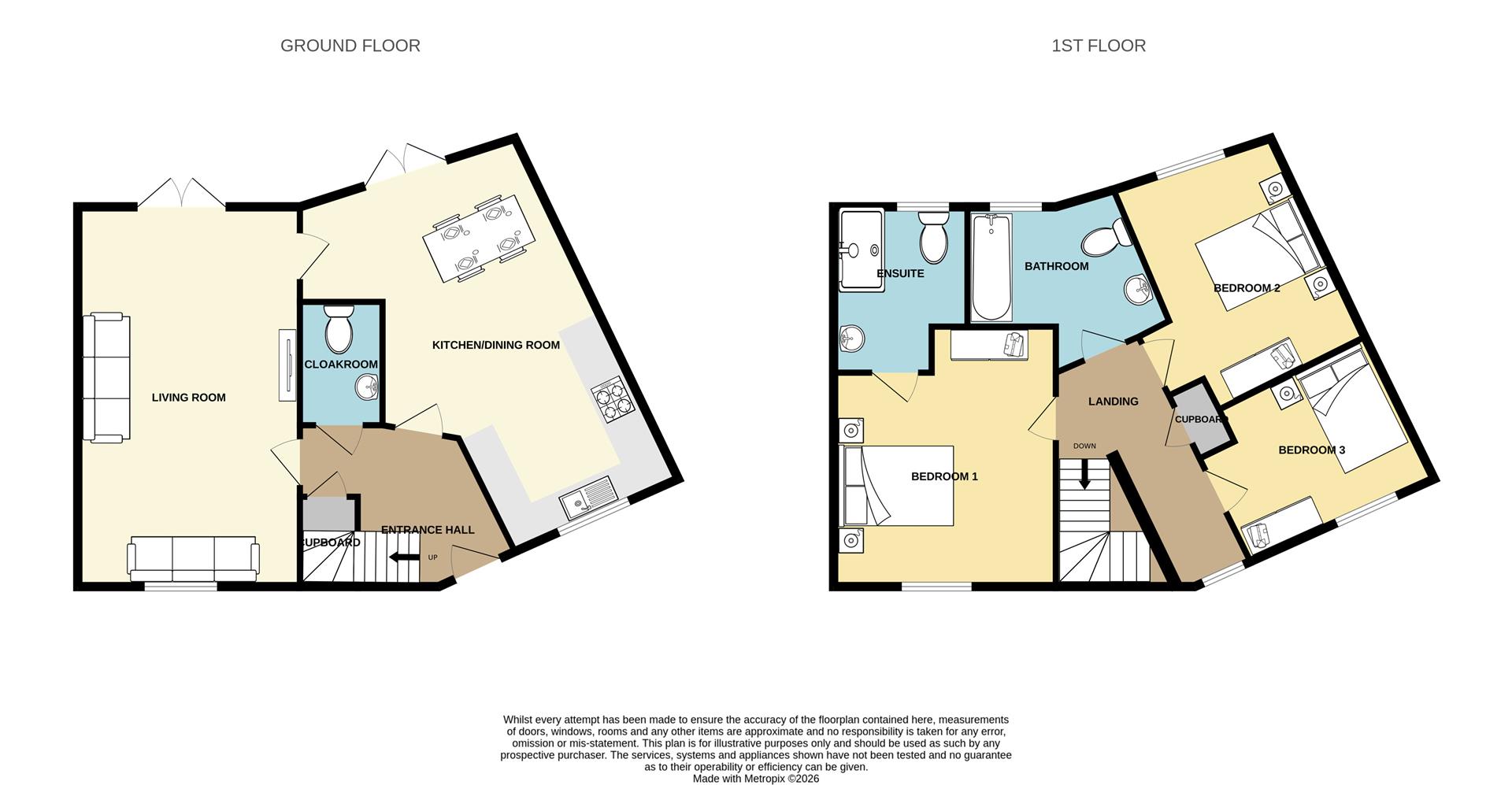 14, Campbell Drive, Eastbourne floorplan