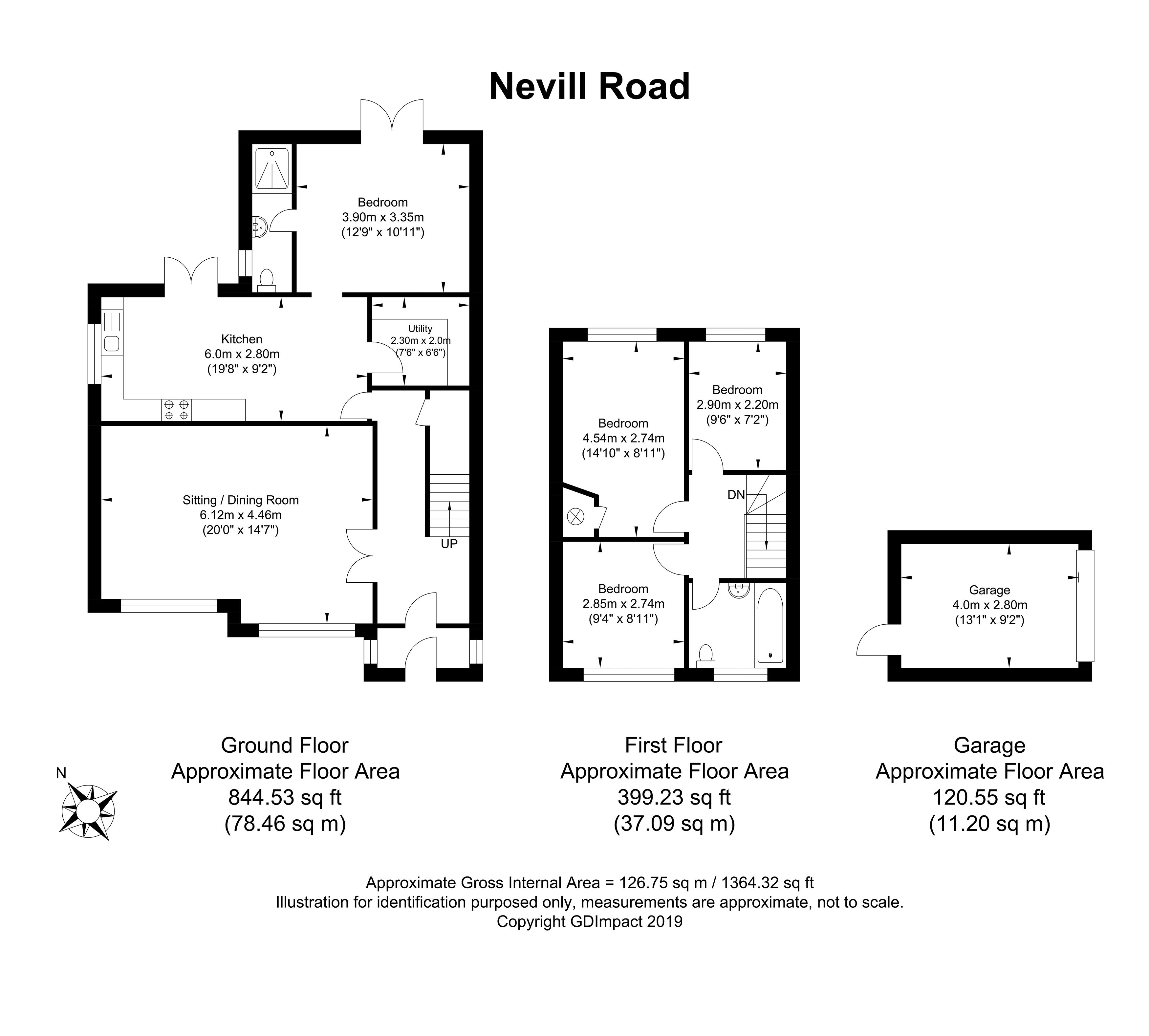 4 Bedrooms Semi-detached house for sale in Nevill Road, Uckfield TN22