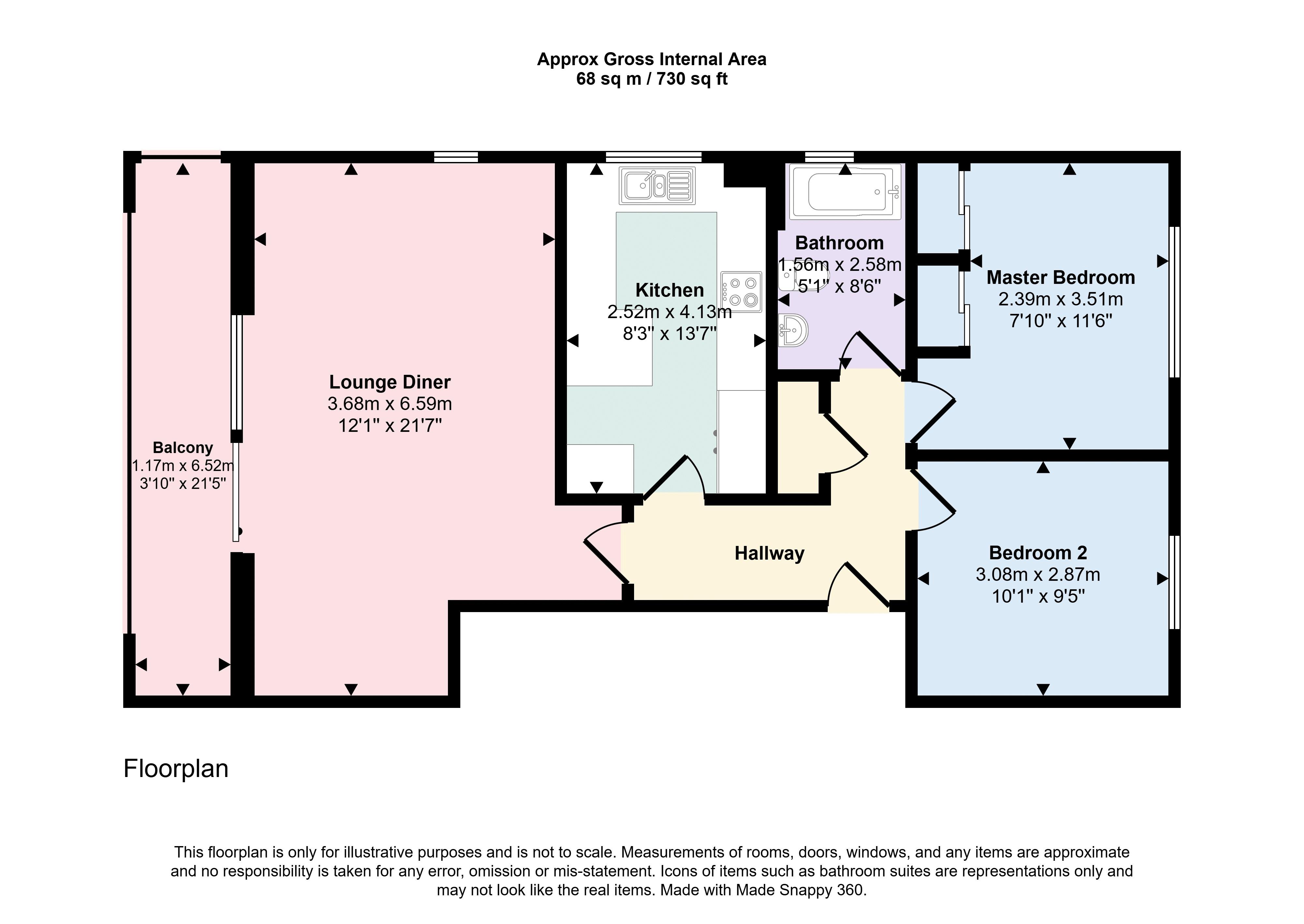30, Constitution Hill Gardens, Poole floorplan