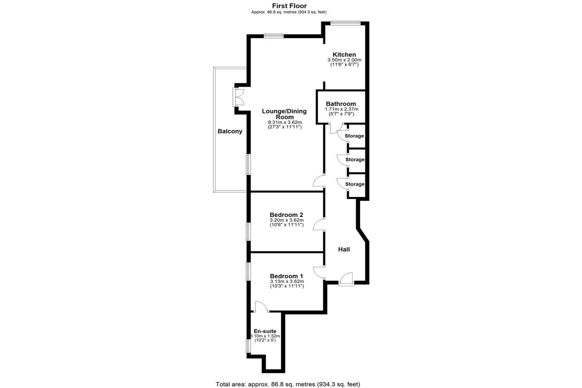 27 Kingswood Park, Frodsham floorplan