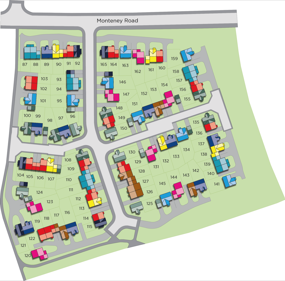 New home, 2 bed semidetached house for sale in "Mayfield" at Monteney