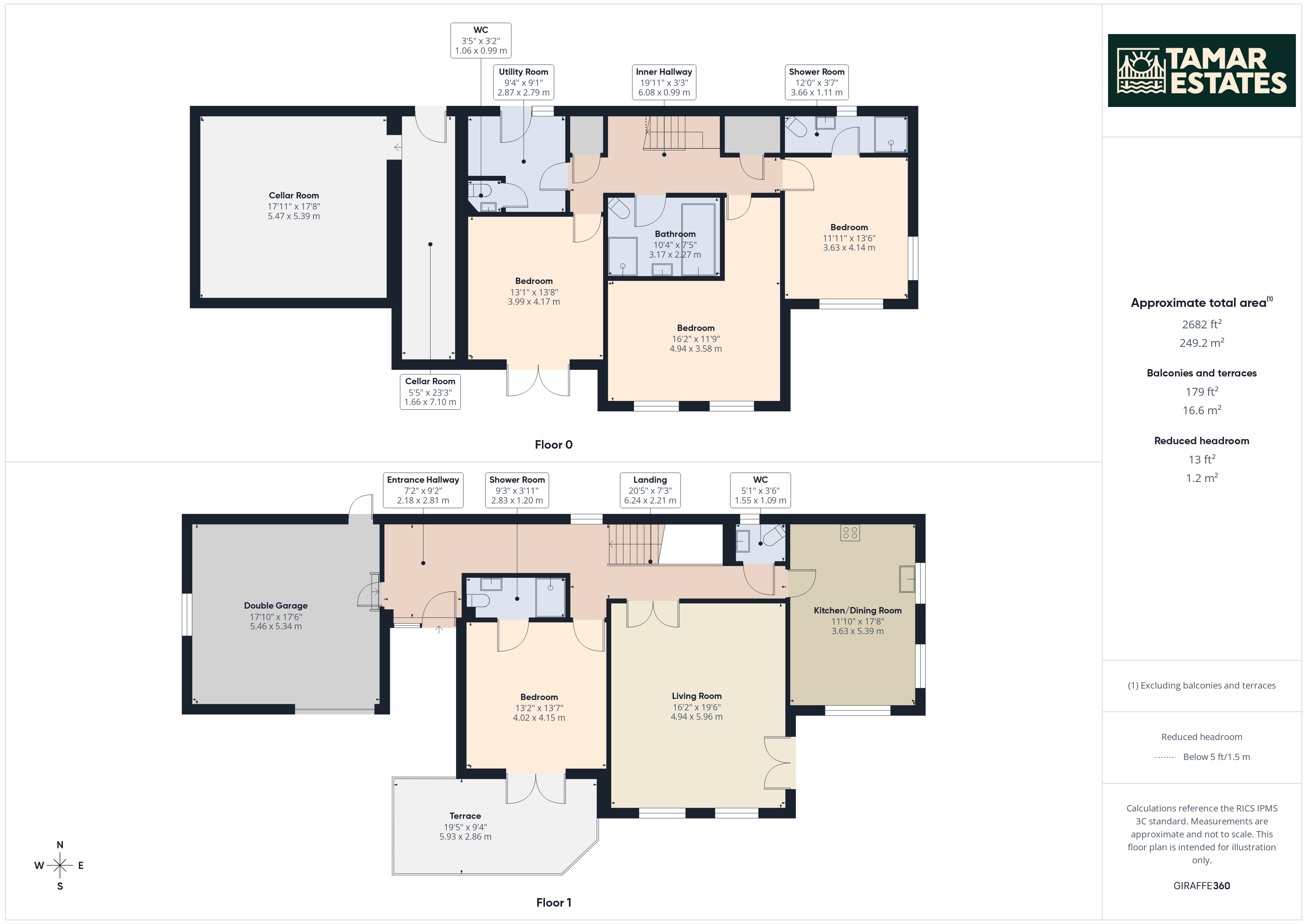 Oakwood House,, Delaware Road, Cornwall floorplan